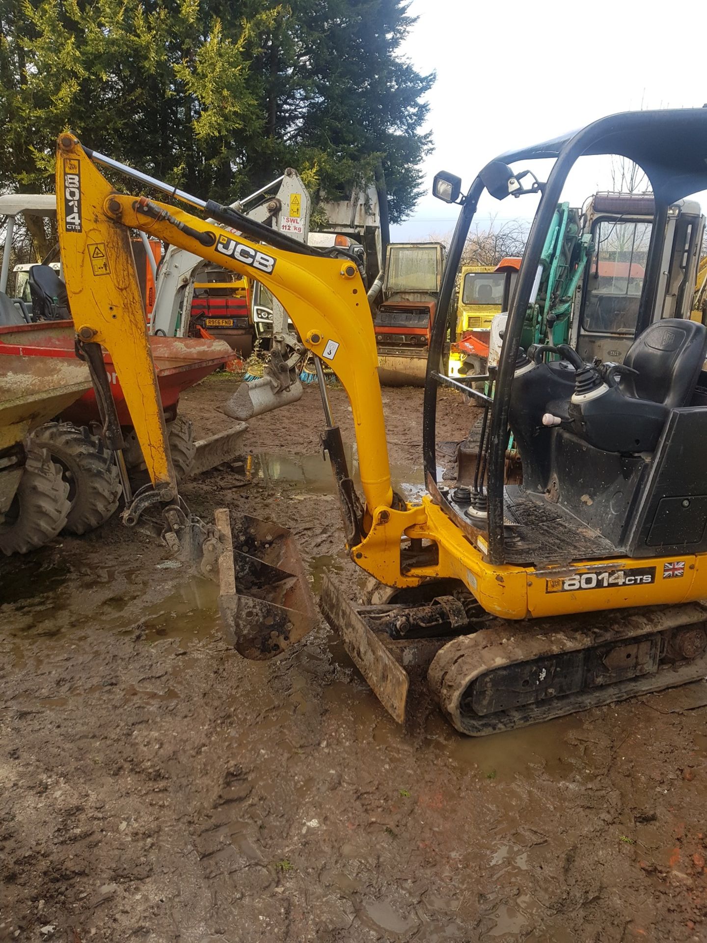 2011 JCB 8014 CTS TRACKED MINI DIGGER / EXCAVATOR, STARTS, RUNS & DIGS *PLUS VAT* - Image 2 of 6