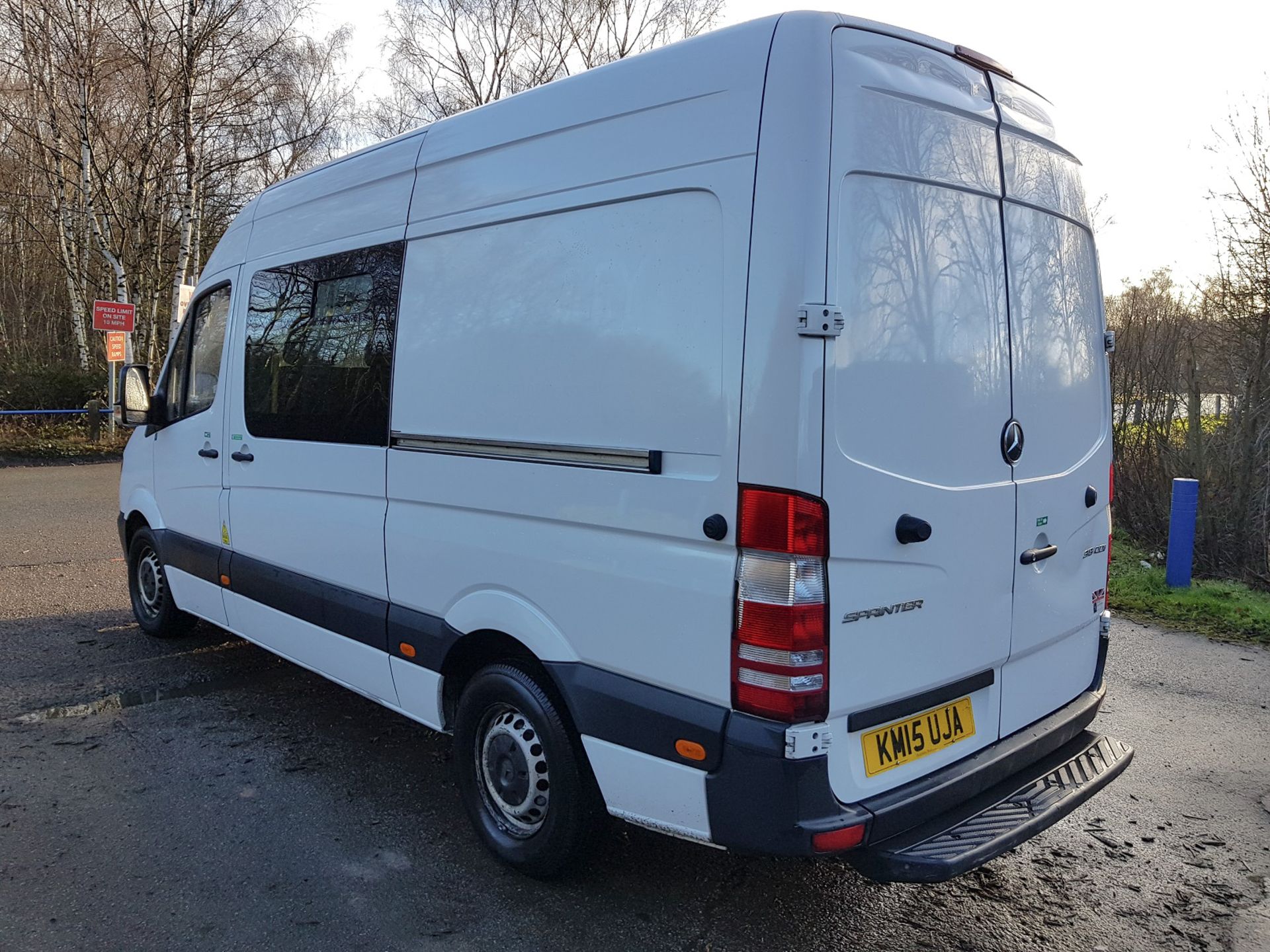 2015/15 REG MERCEDES-BENZ SPRINTER 313 CDI WHITE DIESEL 9 SEATER PANEL VAN, SHOWING 0 FORMER KEEPERS - Bild 4 aus 19