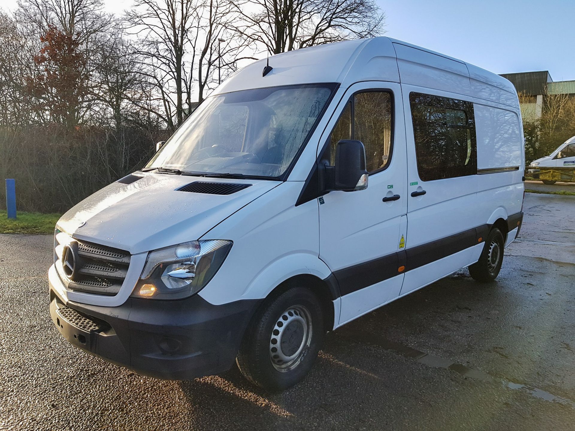 2015/15 REG MERCEDES-BENZ SPRINTER 313 CDI WHITE DIESEL 9 SEATER PANEL VAN, SHOWING 0 FORMER KEEPERS - Bild 3 aus 19