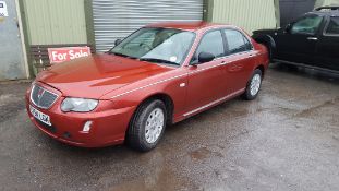 2004/54 REG ROVER 75 CLASSIC RED PETROL 4 DOOR SALOON, SHOWING 1 FORMER KEEPER *NO VAT*