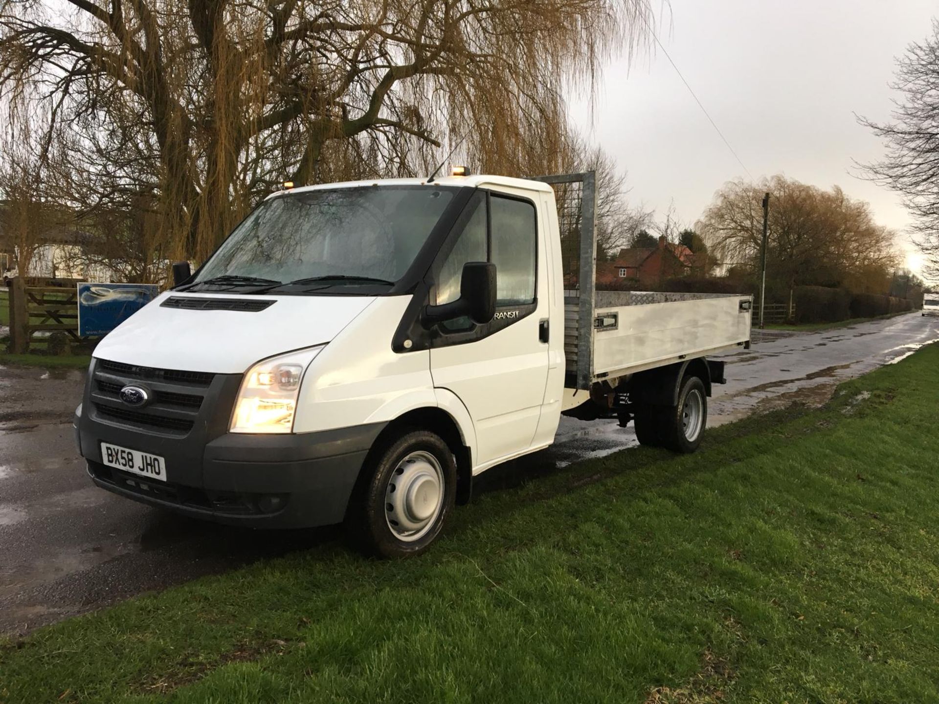 2008/58 REG FORD TRANSIT 100 T350M RWD DIESEL TIPPER, SHOWING 0 FORMER KEEPERS *NO VAT* - Image 3 of 11