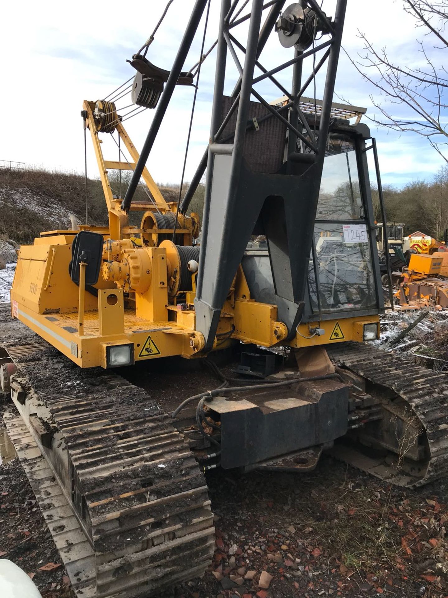 1991 SENNEBOGEN S612 R 20M 14.5T TRACKED CRAWLER CRANE WITH EXPANDING TRACKS *PLUS VAT* - Image 2 of 13