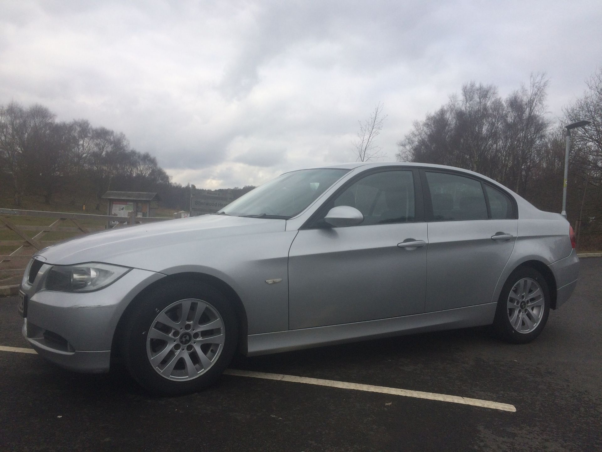 2006/56 REG BMW 320D SE GREY 2.0 DIESEL 4 DOOR SALOON *NO VAT* - Image 4 of 14