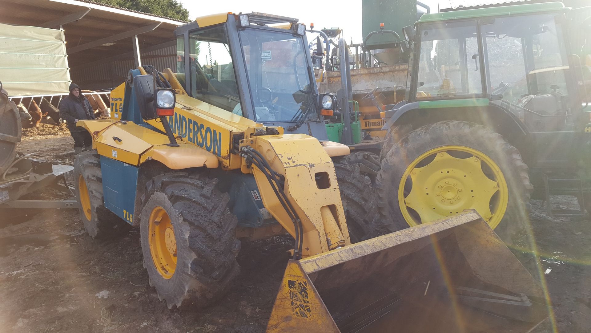 1998/S REG SANDERSON TELEPORTER BLUE/YELLOW DIESEL AGRICULTURAL MACHINERY *PLUS VAT*