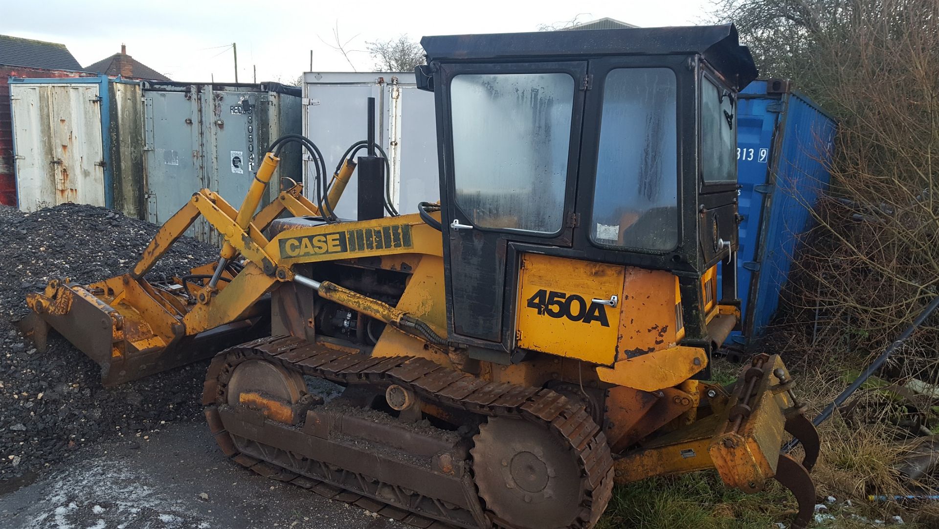 YEAR UNKNOWN CASE 450A TRACKED DOZER WITH A 4 IN 1 BUCKET *PLUS VAT* - Image 2 of 9