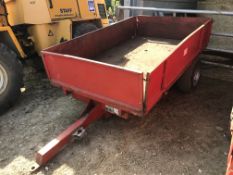 2005 HALL SINGLE AXLE TRAILER *PLUS VAT*