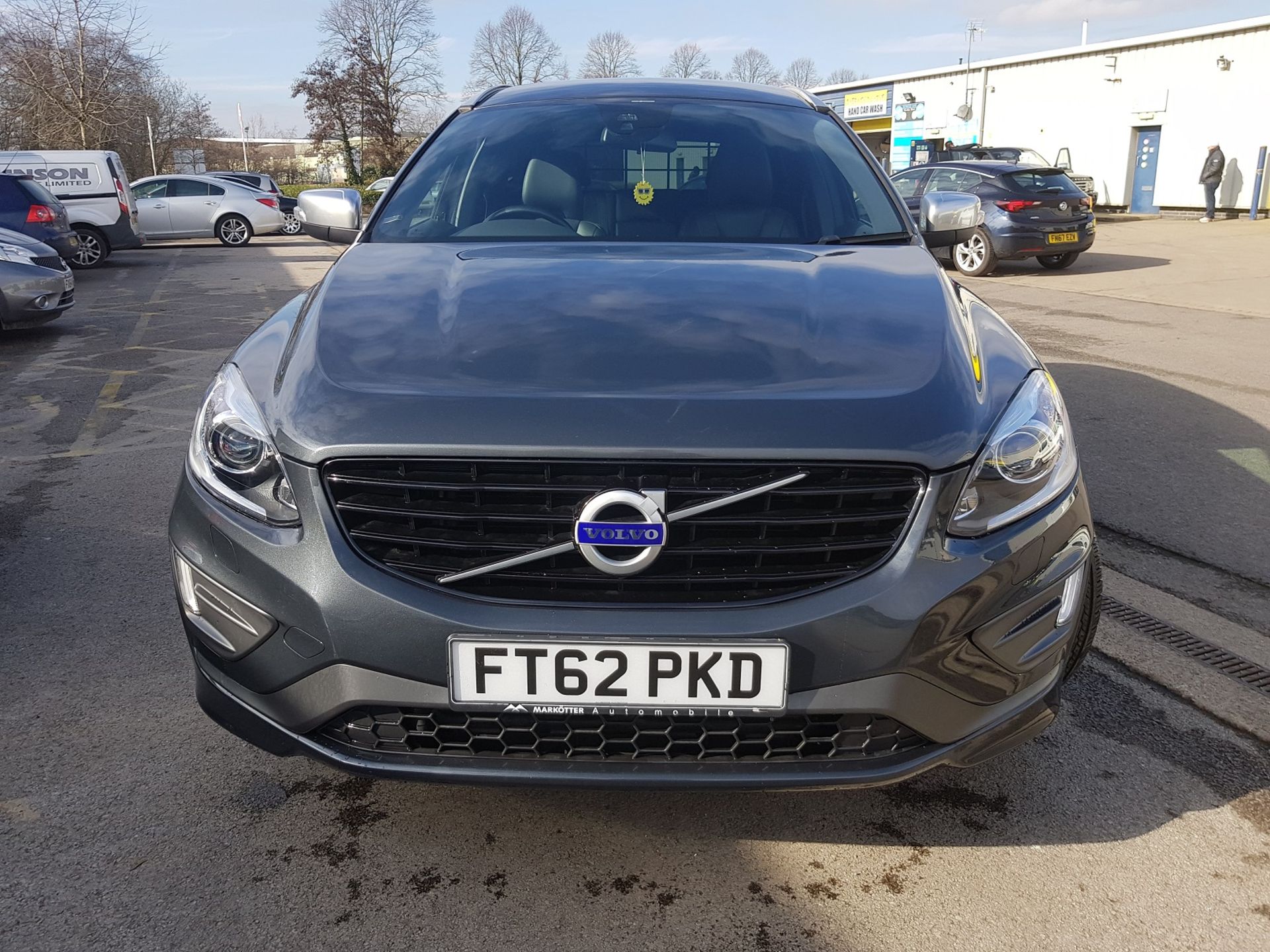 2013/62 REG VOLVO XC60 R-DESIGN NAV D4 AWD GREY DIESEL ESTATE WITH 2016 FACELIFT FRONT *NO VAT* - Image 2 of 23