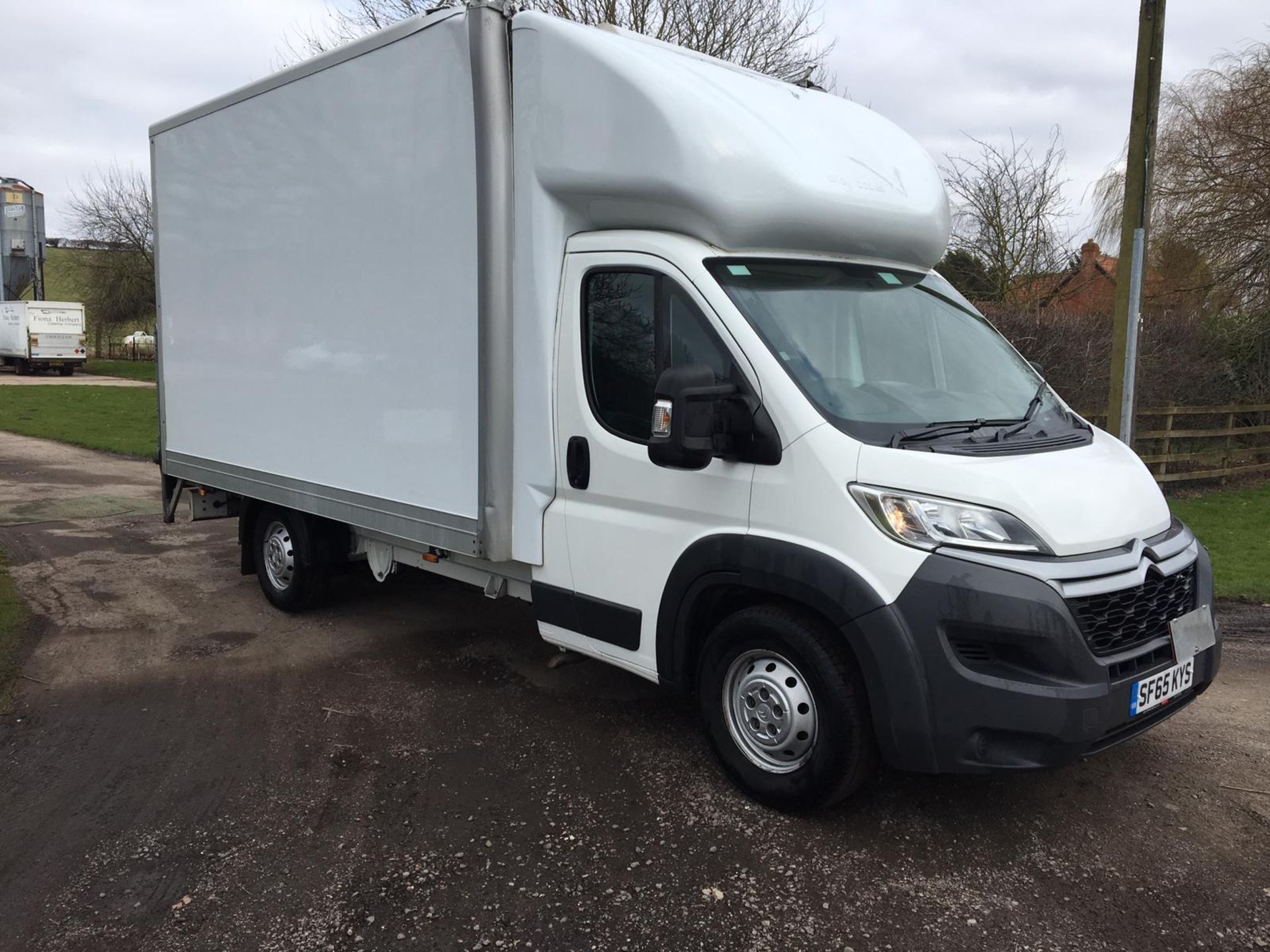 2015/65 REG CITROEN RELAY 35 HEAVY L4 HDI WHITE DIESEL LUTON VAN, SHOWING 0 FORMER KEEPERS *NO VAT*