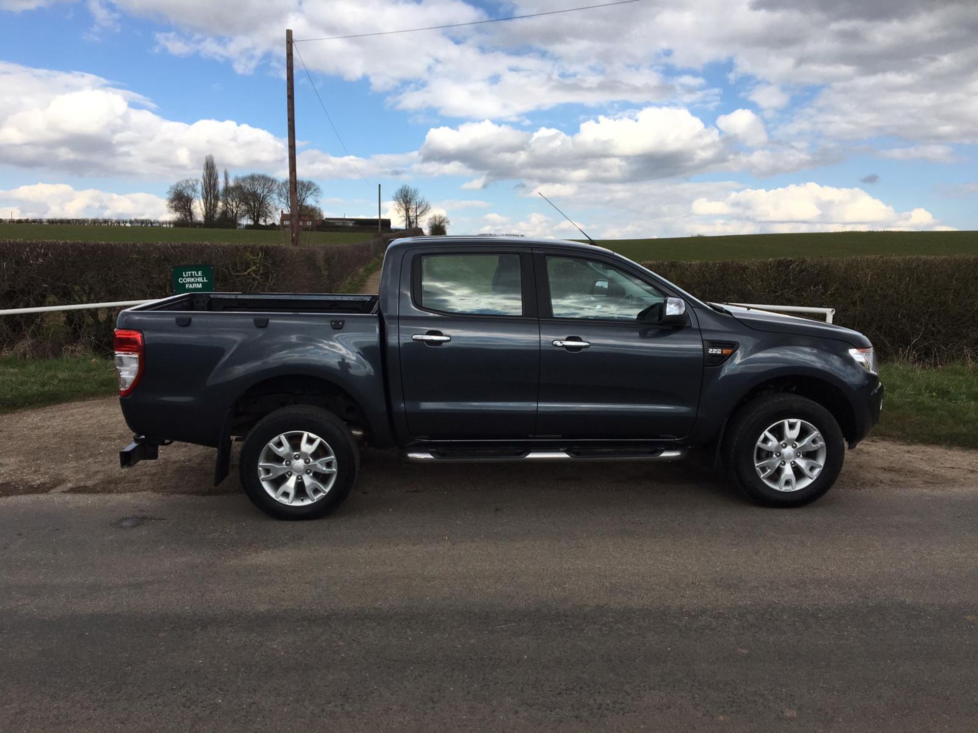 2015/64 REG FORD RANGER DIESEL GREY PICK-UP 2.2, SHOWING 0 FORMER KEEPERS *NO VAT* - Image 7 of 15