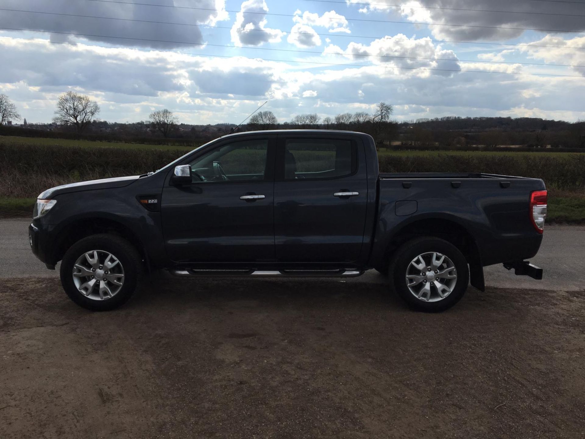 2015/64 REG FORD RANGER DIESEL GREY PICK-UP 2.2, SHOWING 0 FORMER KEEPERS *NO VAT* - Image 9 of 15