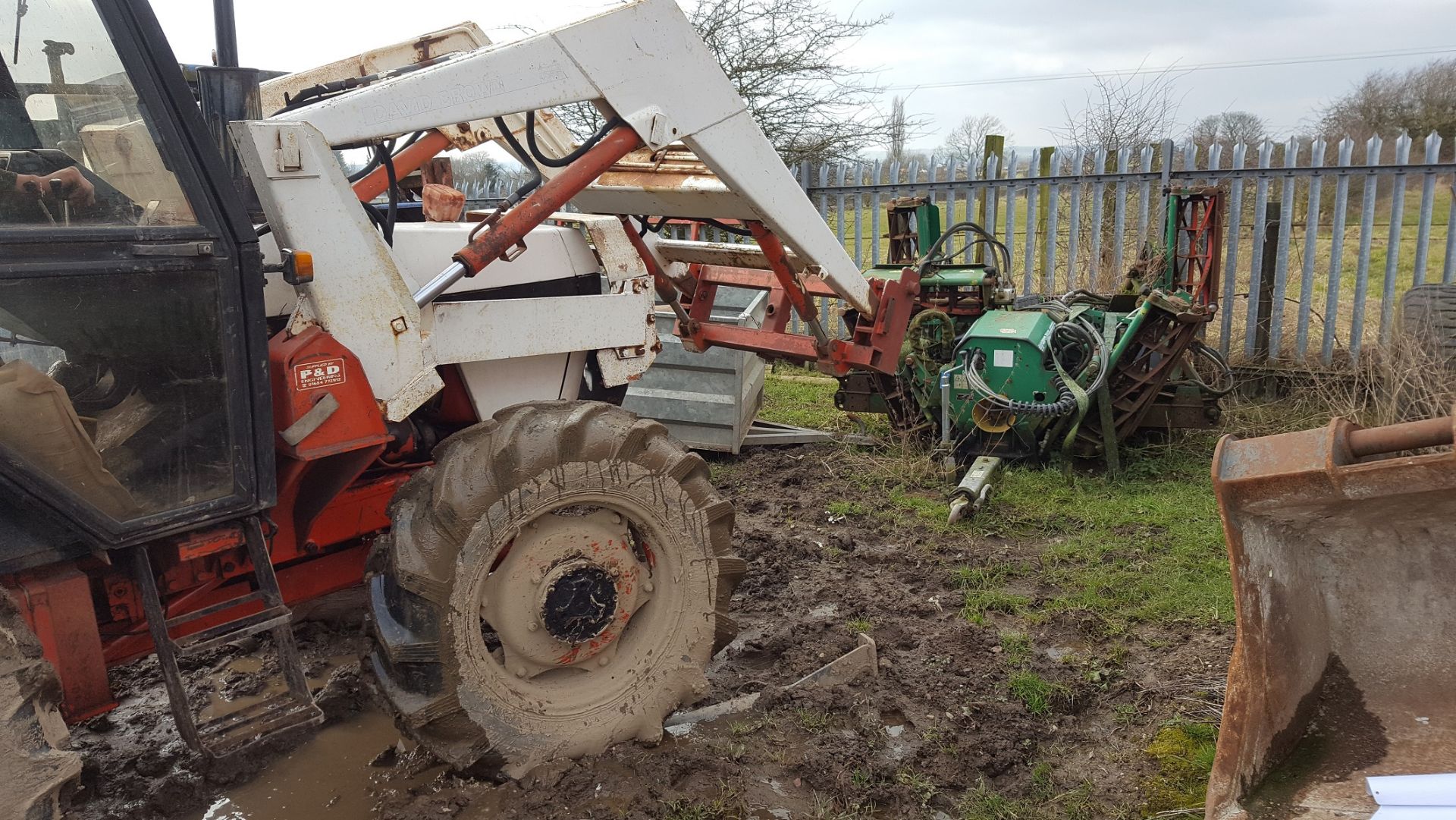 1984 DAVID BROWN CASE 4WD TRACTOR, PTO, 3 POINT LINKAGE, 2 SPOOL VALVES *PLUS VAT* - Image 3 of 10