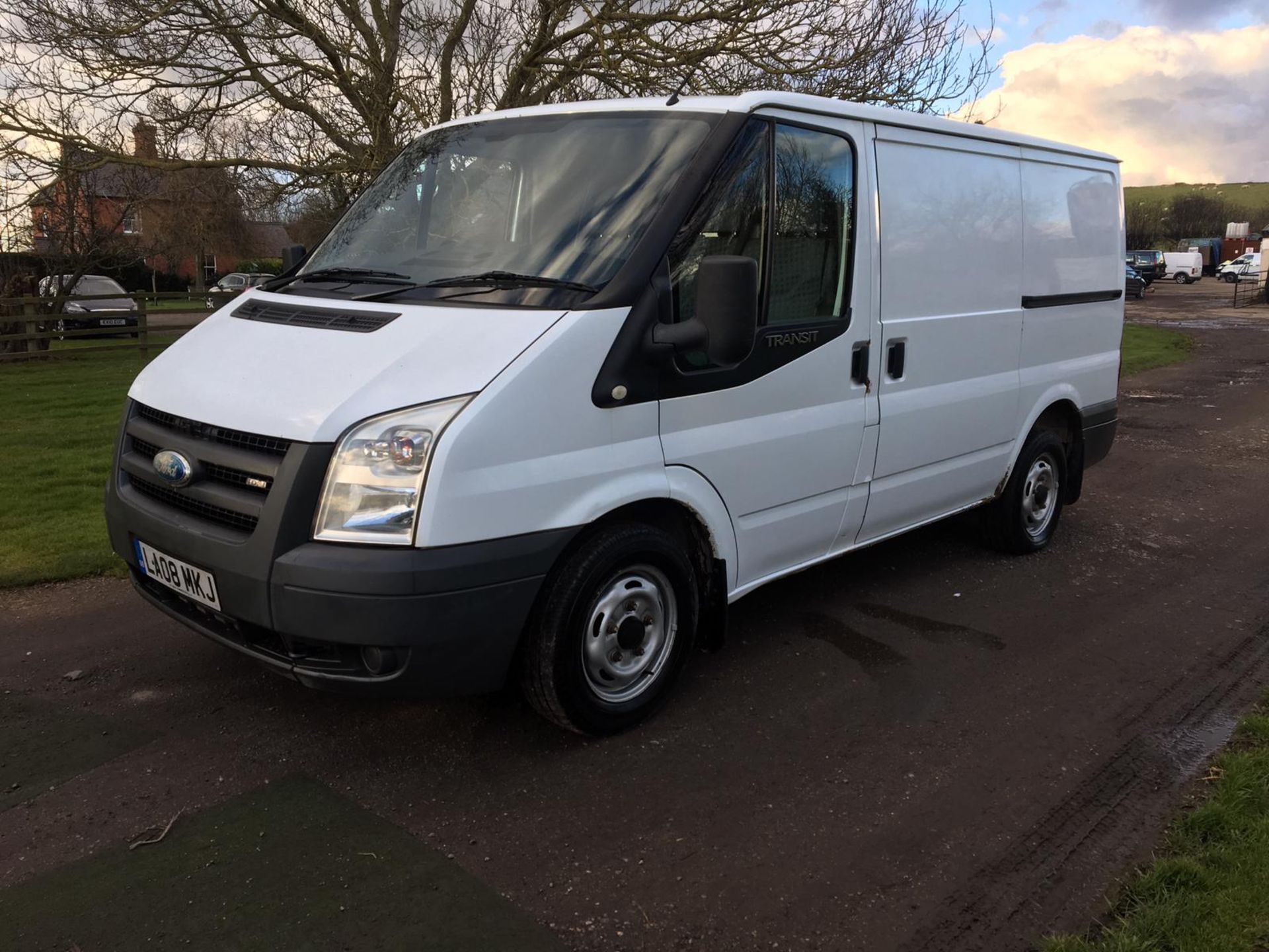 2008/08 REG FORD TRANSIT 85 T280S FWD WHITE DIESEL PANEL VAN, SHOWING 0 FORMER KEEPERS *NO VAT* - Image 13 of 14