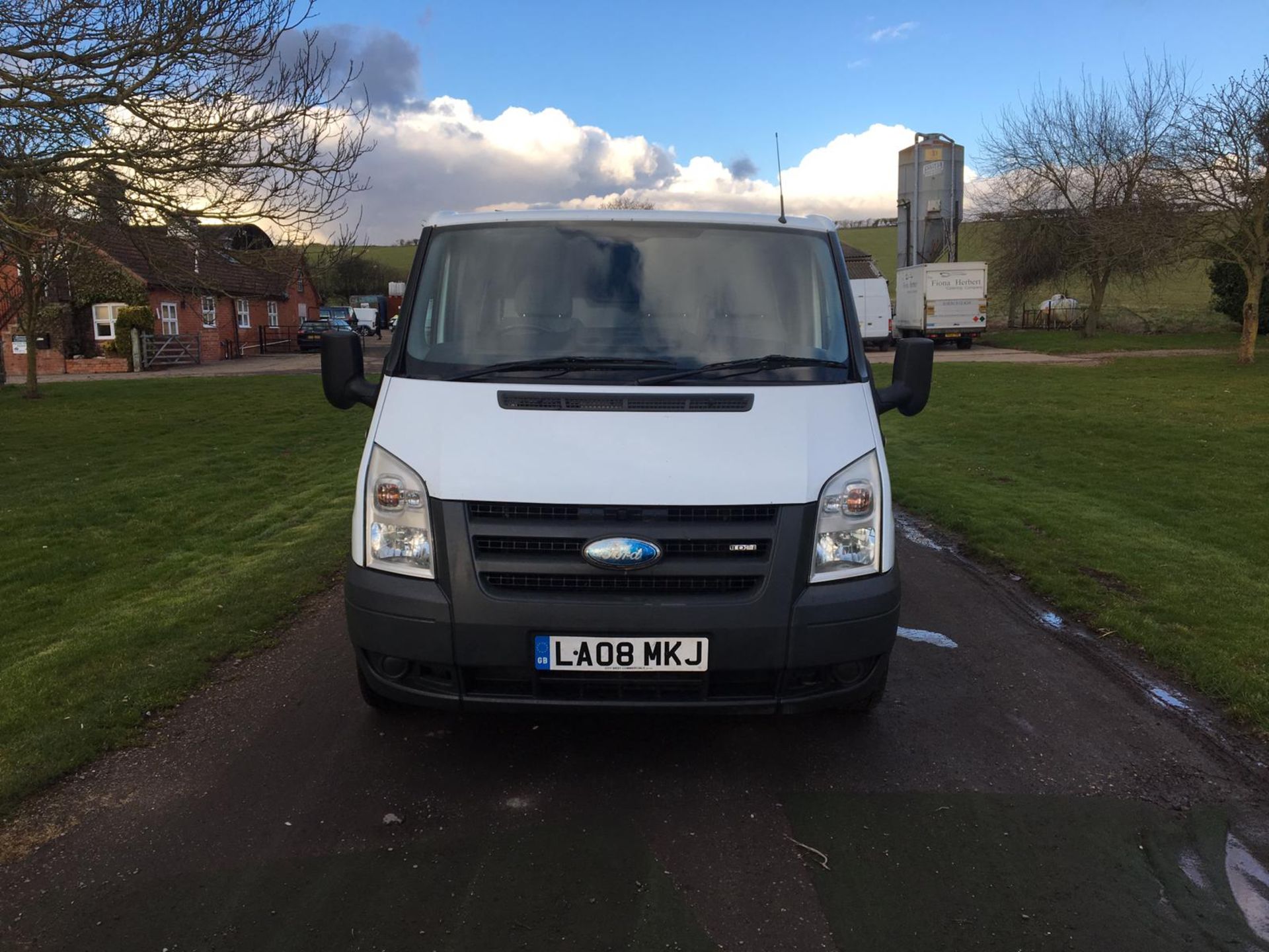 2008/08 REG FORD TRANSIT 85 T280S FWD WHITE DIESEL PANEL VAN, SHOWING 0 FORMER KEEPERS *NO VAT* - Image 12 of 14