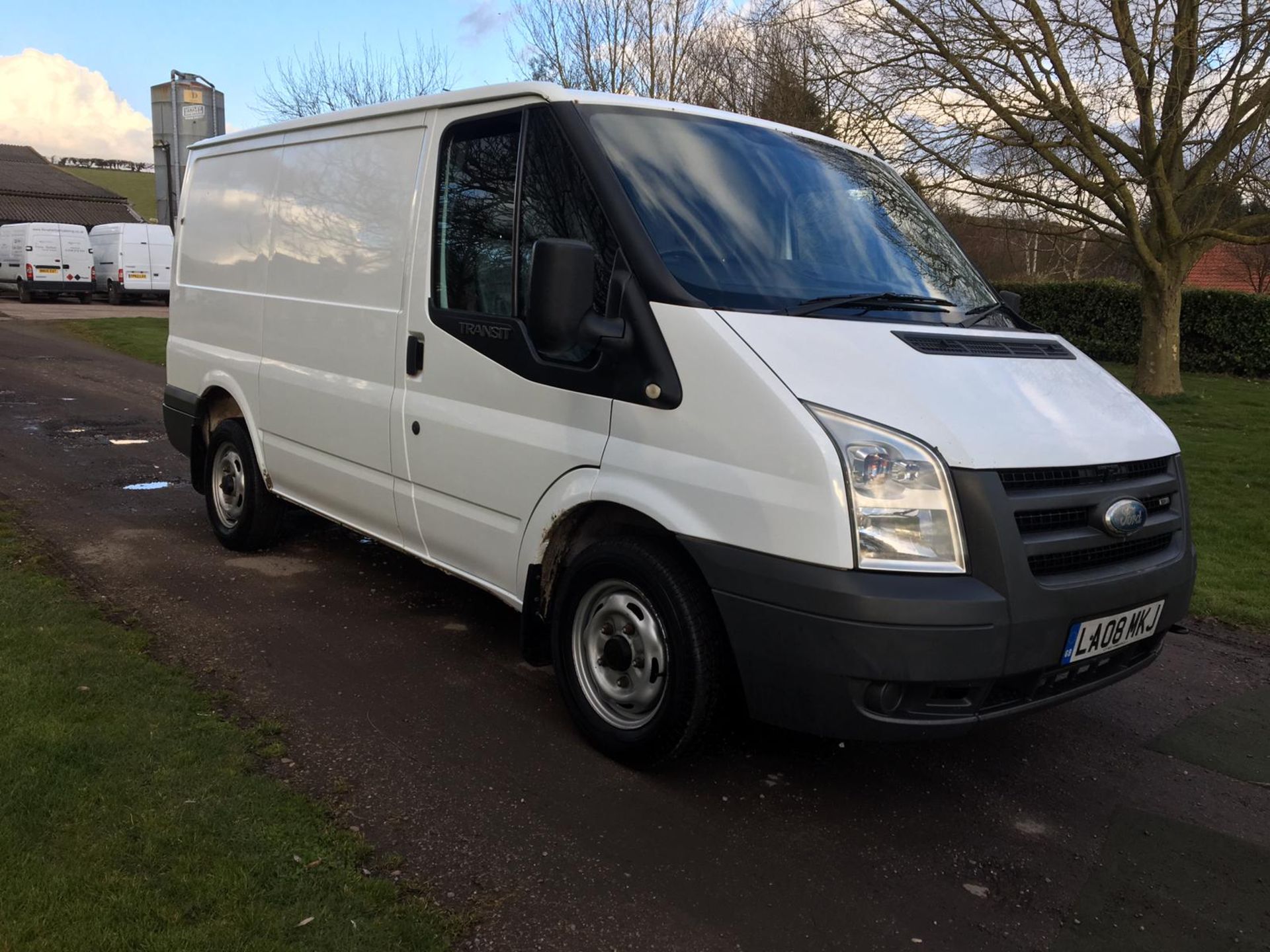 2008/08 REG FORD TRANSIT 85 T280S FWD WHITE DIESEL PANEL VAN, SHOWING 0 FORMER KEEPERS *NO VAT* - Image 11 of 14