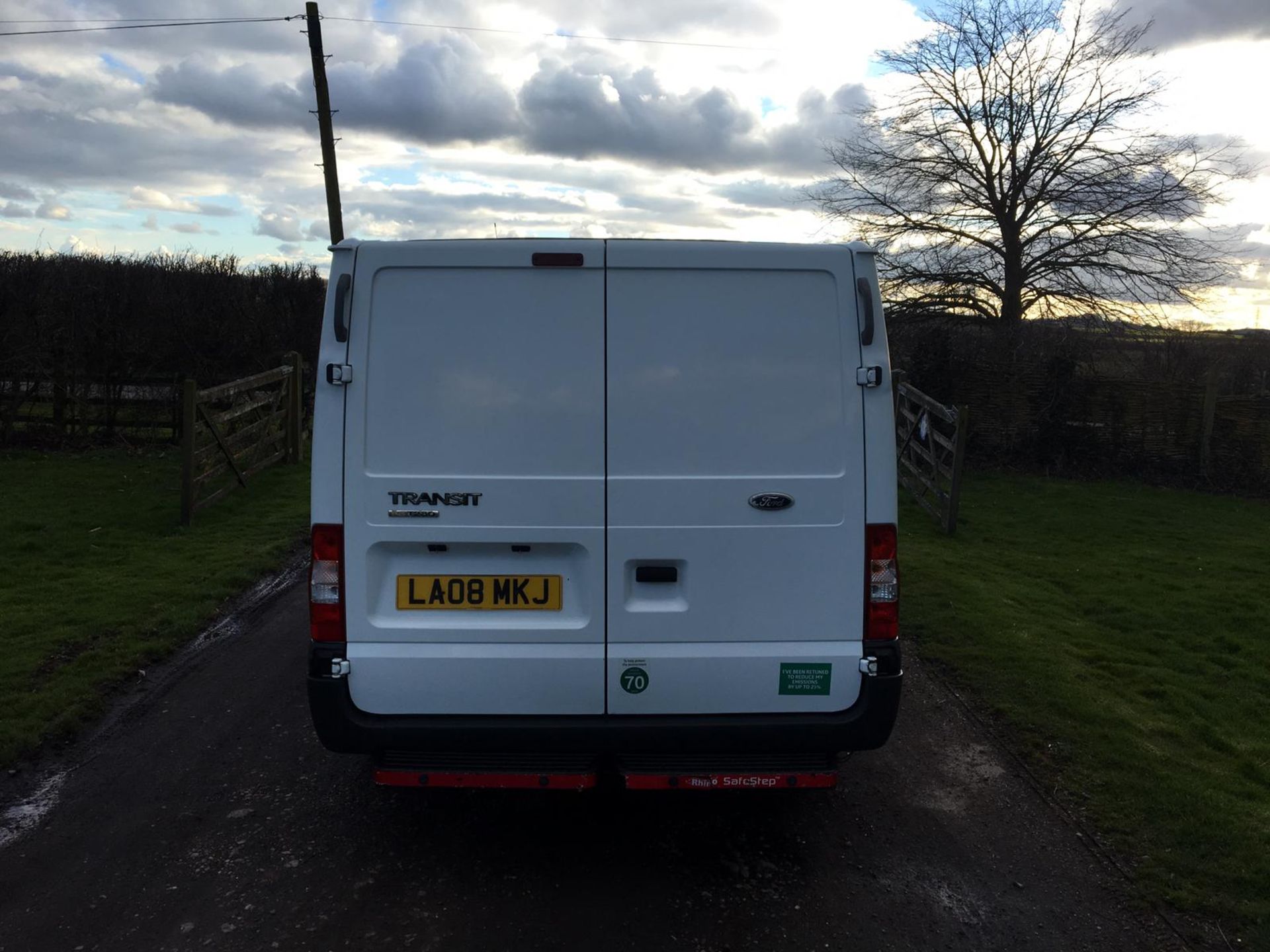 2008/08 REG FORD TRANSIT 85 T280S FWD WHITE DIESEL PANEL VAN, SHOWING 0 FORMER KEEPERS *NO VAT* - Image 5 of 14