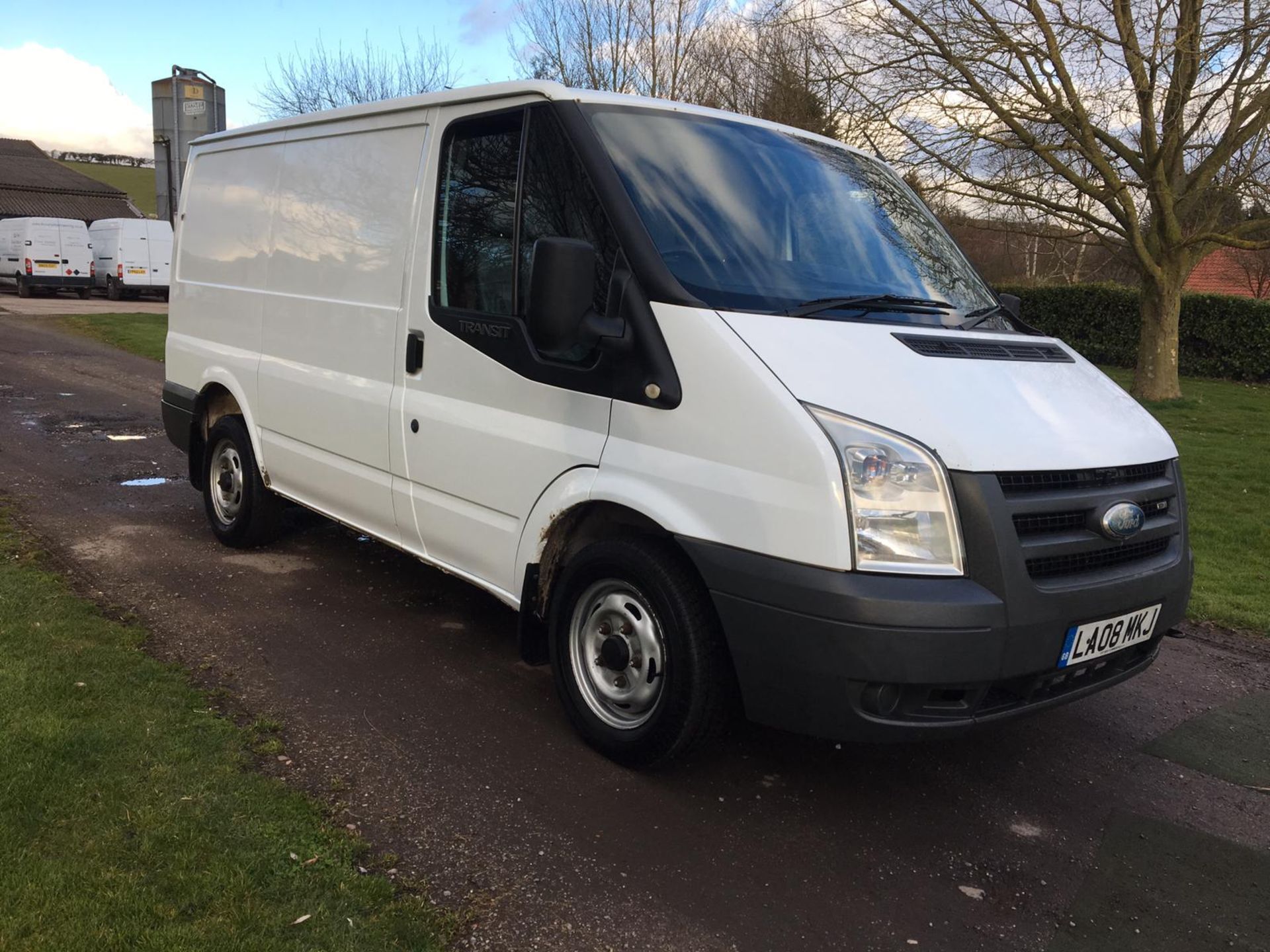 2008/08 REG FORD TRANSIT 85 T280S FWD WHITE DIESEL PANEL VAN, SHOWING 0 FORMER KEEPERS *NO VAT*