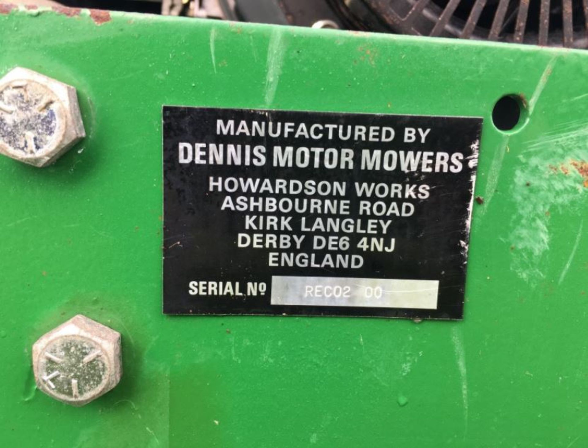 DENNIS PREMIER RIDE ON MOWER, 36" CUT *PLUS VAT* - Image 4 of 6