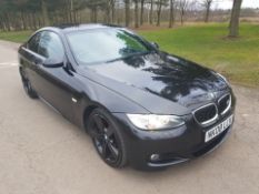 2008/08 REG BMW 335I M SPORT AUTOMATIC BLACK PETROL COUPE *NO VAT*