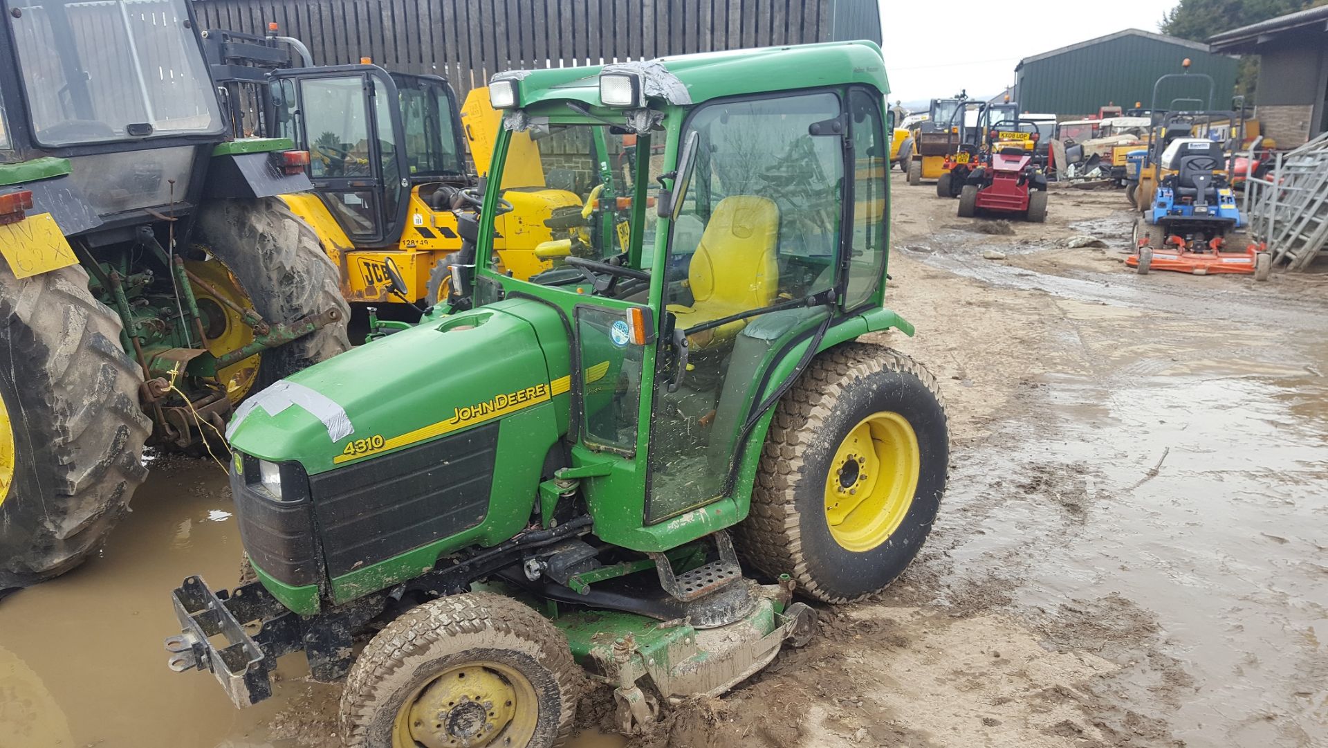 2002/51 REG JOHN DEERE 4310 TRACTOR / RIDE ON LAWN MOWER WITH CAB *PLUS VAT* - Image 13 of 13