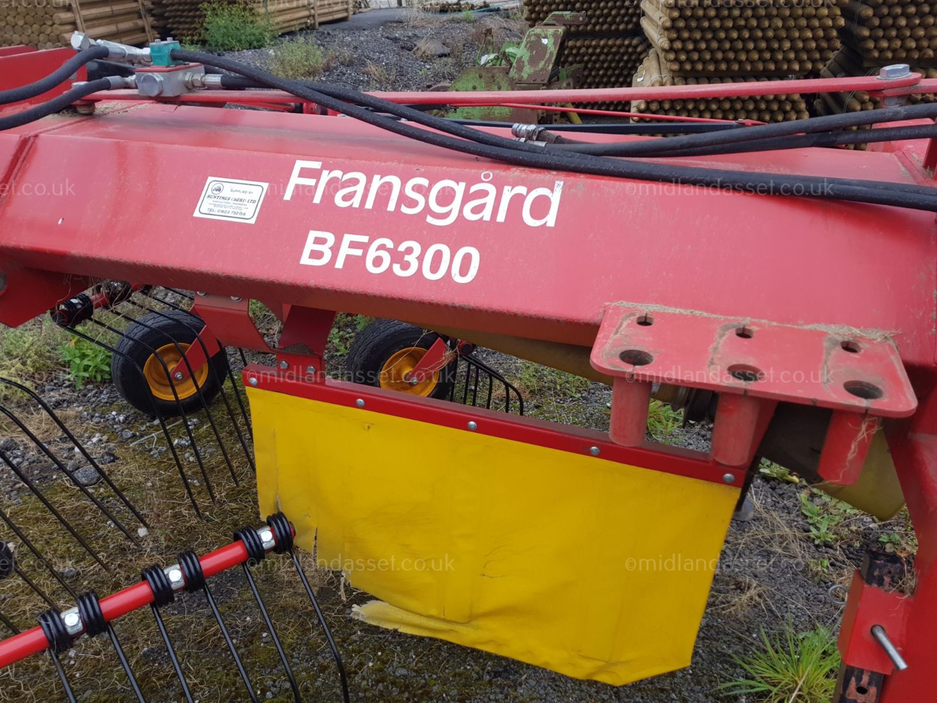 FRANSGARD BF6300 TWIN ROTOR MOUNTED RAKE - Image 3 of 9