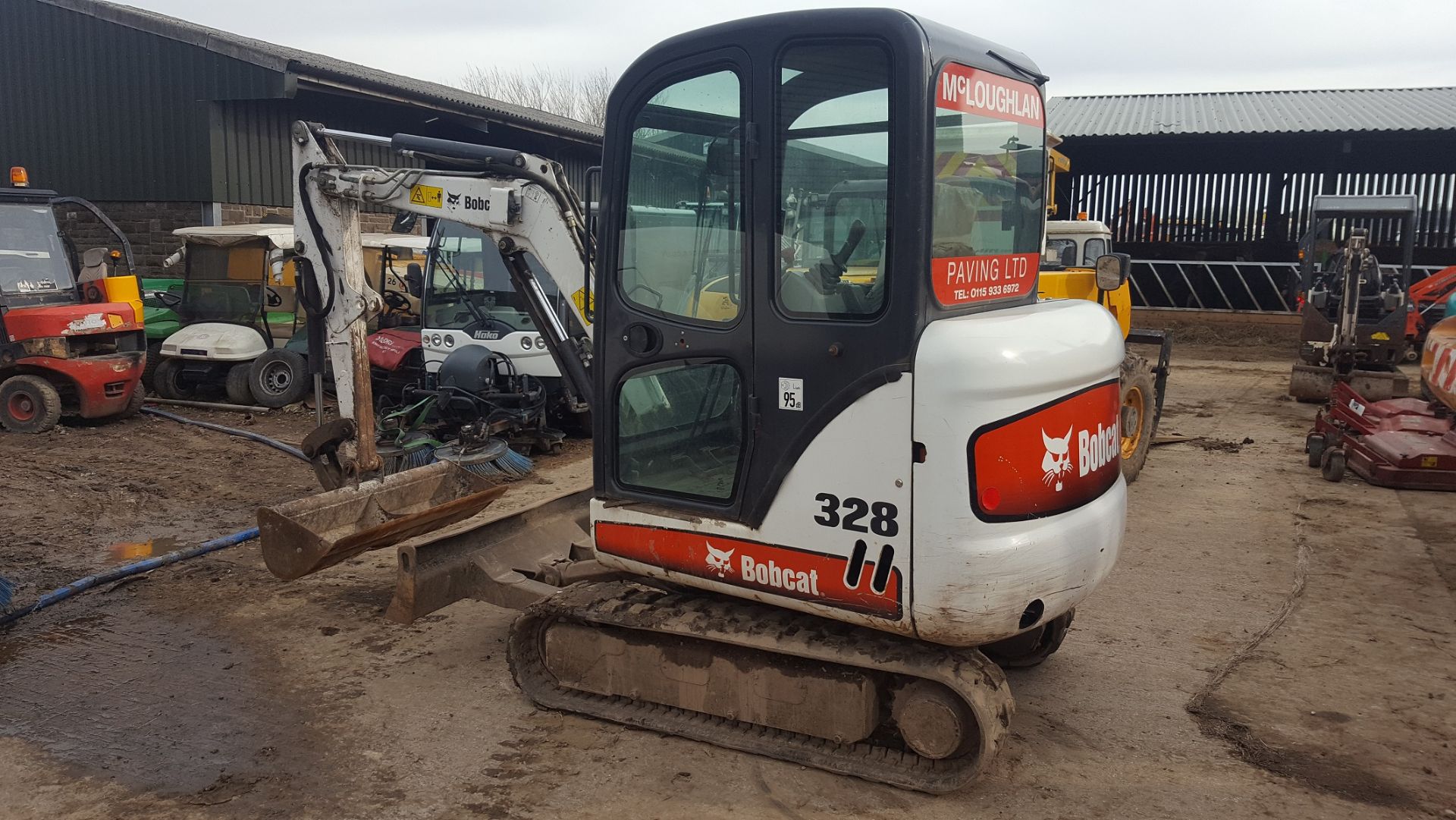 2009 BOBCAT 328 MINI DIGGER / TRACKED EXCAVATOR *PLUS VAT*