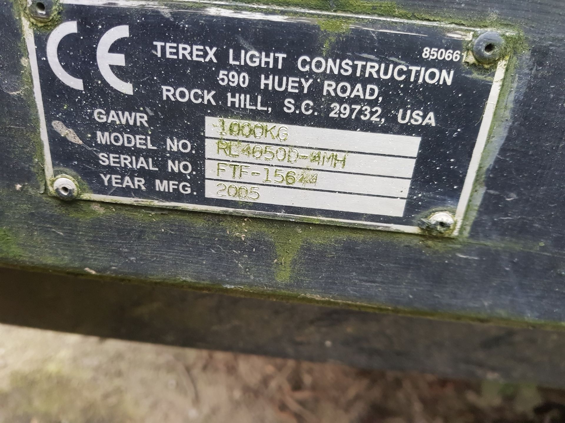 2005 TEREX RL4000 LIGHTING TOWER, STARTS AND RUNS *PLUS VAT* - Image 3 of 6