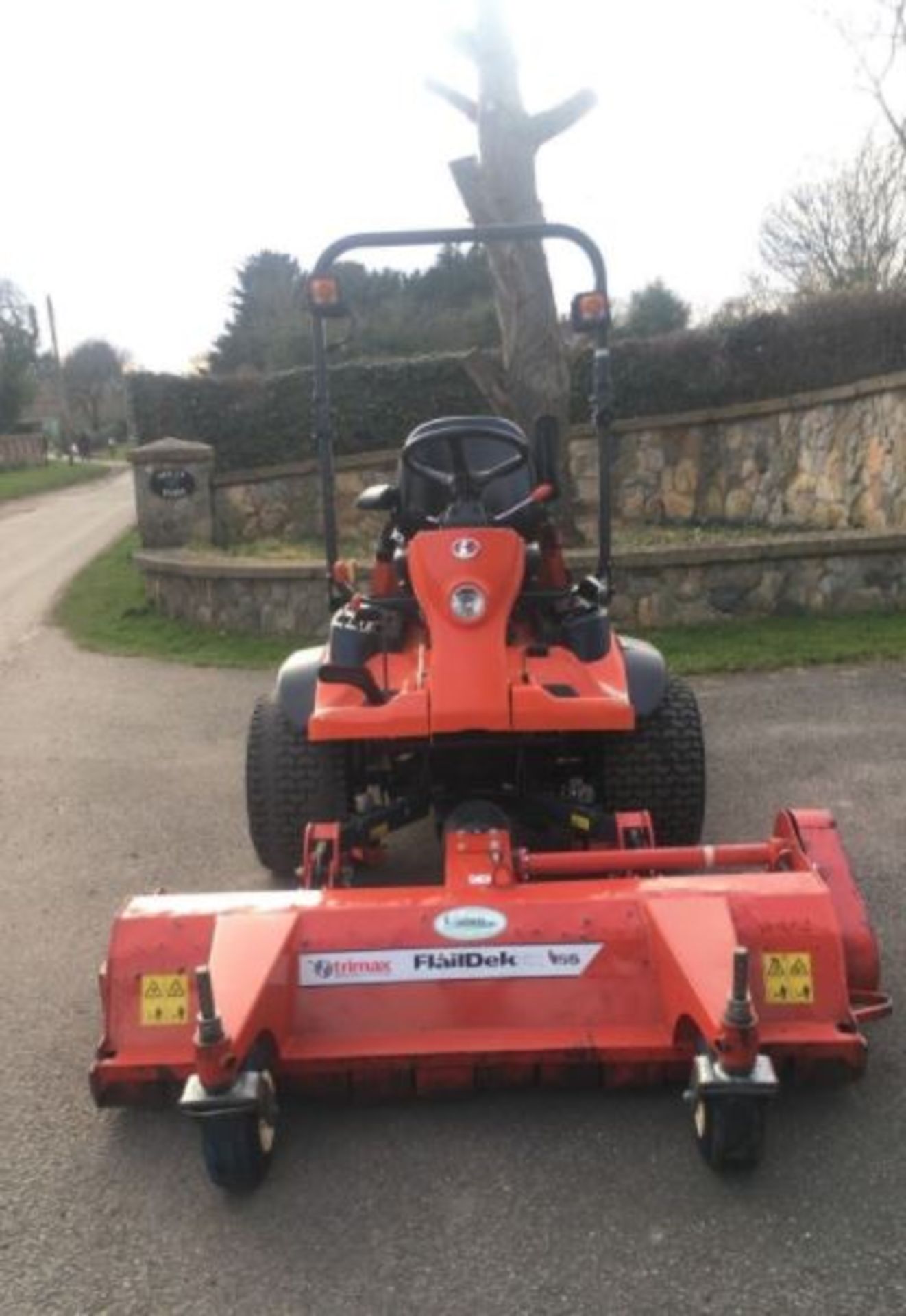 KUBOTA 3680 UPFRONT FLAIL RIDE ON MOWER, YEAR 2013, 60" CUT, 4 X 4, DIESEL *PLUS VAT* - Image 4 of 4