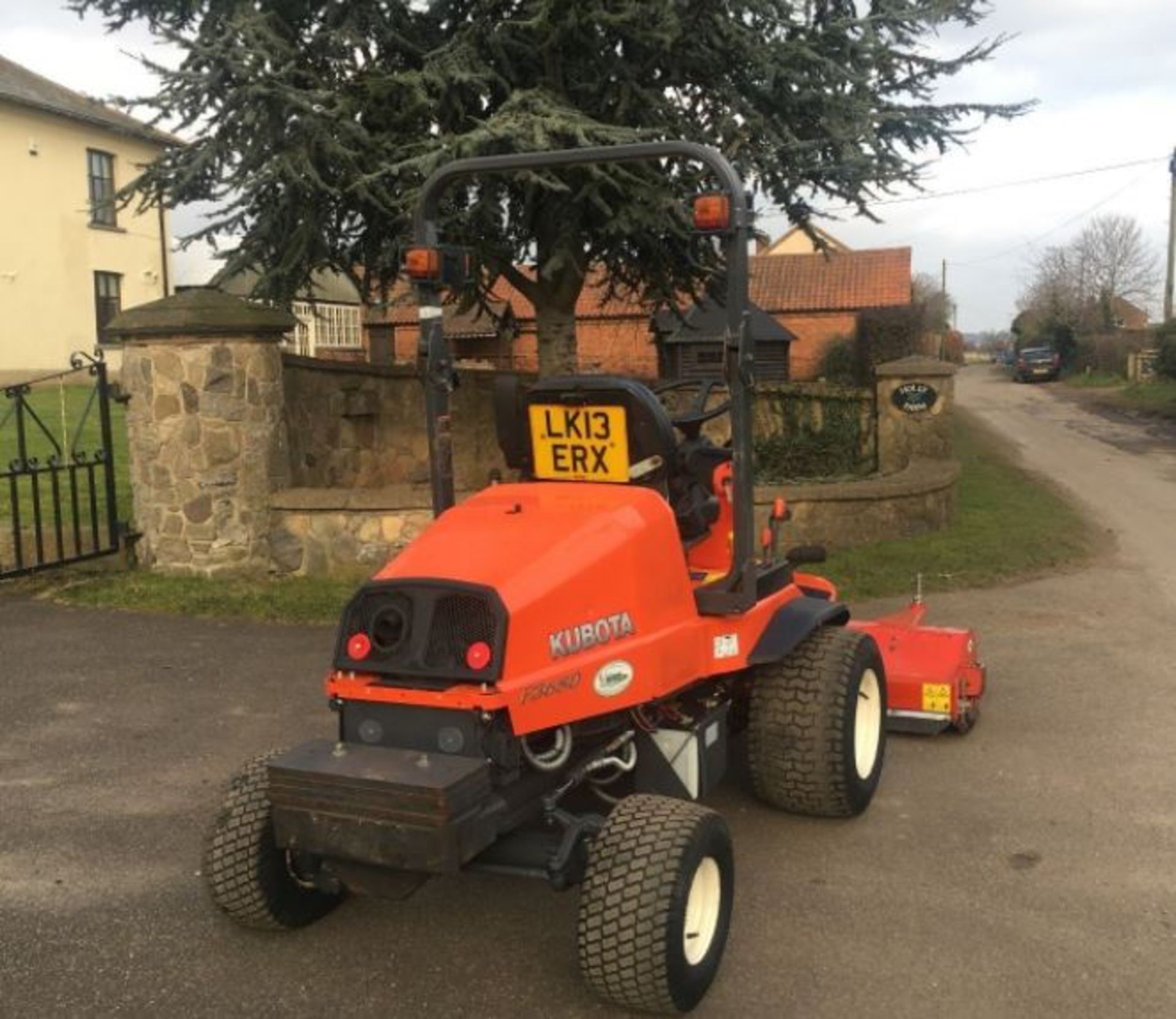 KUBOTA 3680 UPFRONT FLAIL RIDE ON MOWER, YEAR 2013, 60" CUT, 4 X 4, DIESEL *PLUS VAT* - Image 3 of 4