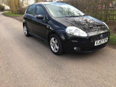 2007/57 REG FIAT GRANDE PUNTO DYNAMIC BLACK 1.4 PETROL 5 DOOR HATCHBACK *NO VAT*