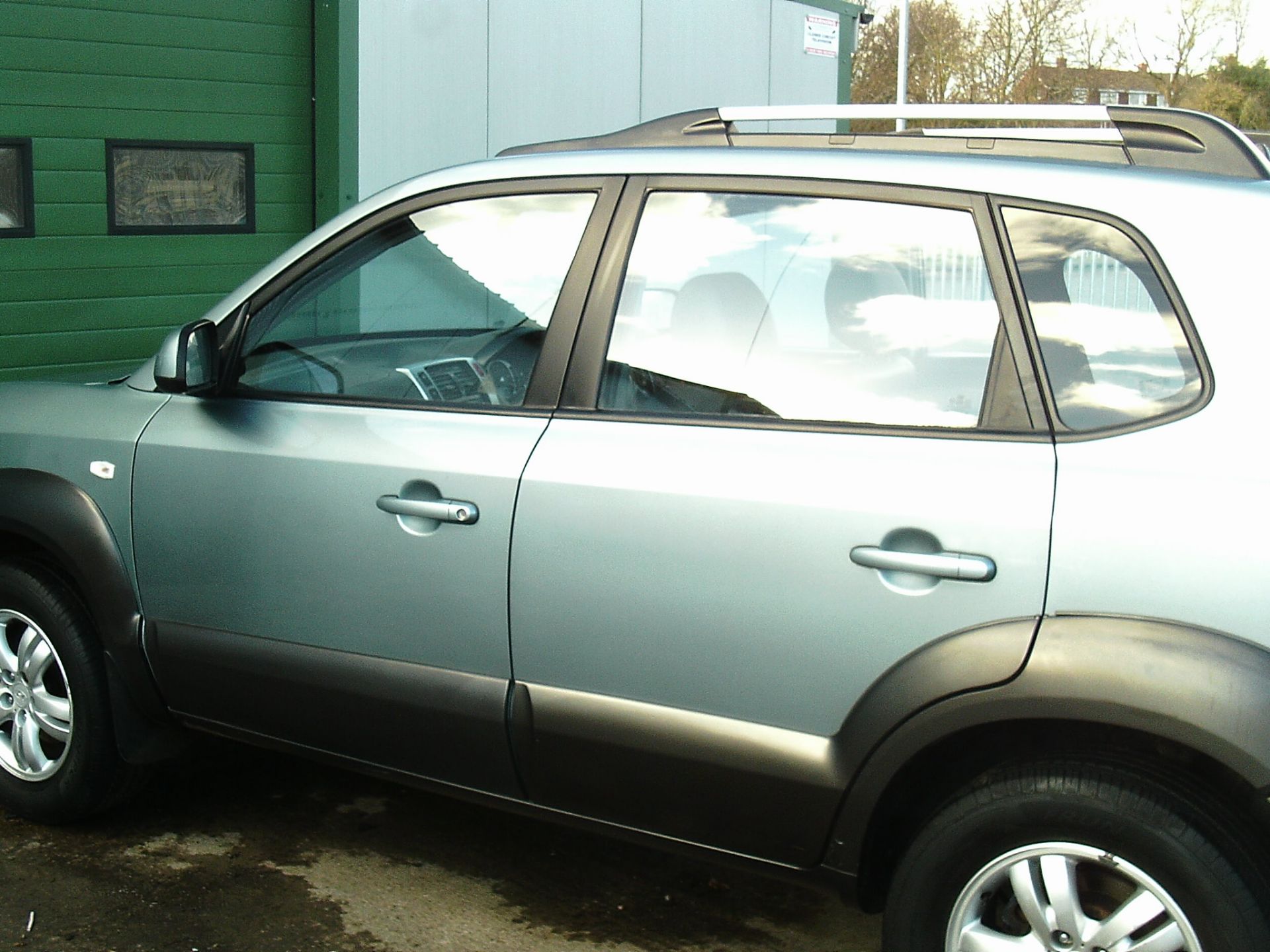 2007/57 REG HYUNDAI TUCSON CRTD CDX 2.0 DIESEL SILVER ESTATE, 4 WHEEL DRIVE *NO VAT* - Image 5 of 13