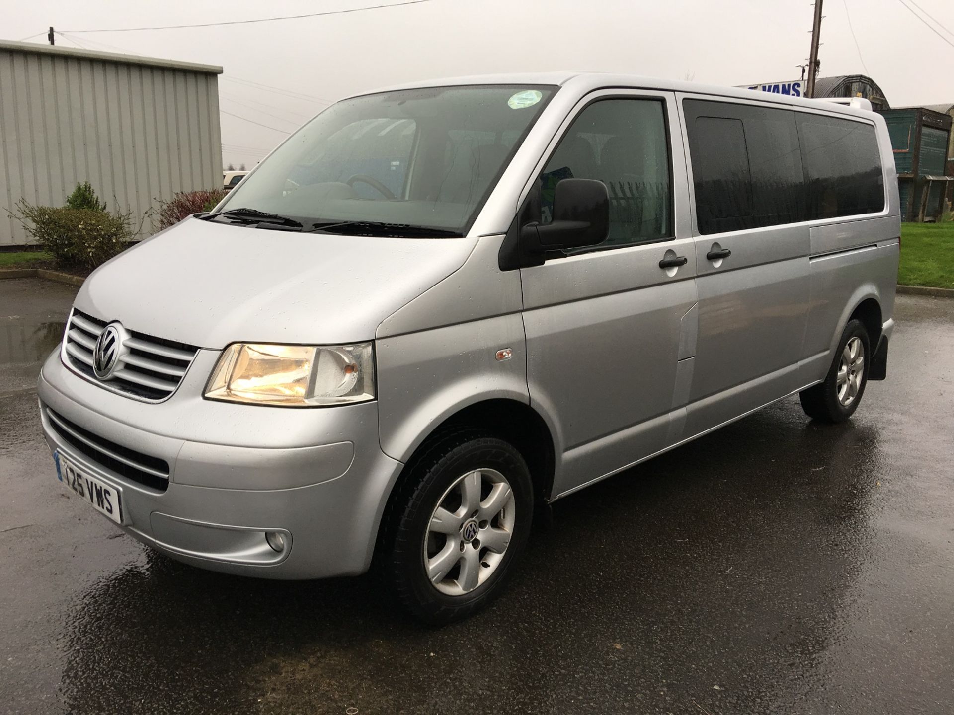 2009/59 REG VOLKSWAGEN TRANSPORTER SHUTTLE SE130 LWB SILVER DIESEL 9 SEATER MPV *NO VAT* - Image 3 of 19