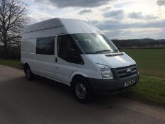 2011/61 REG FORD TRANSIT 100 T350L RWD DIESEL PANEL VAN, EX NETWORK RAIL & FULL HISTORY *NO VAT*