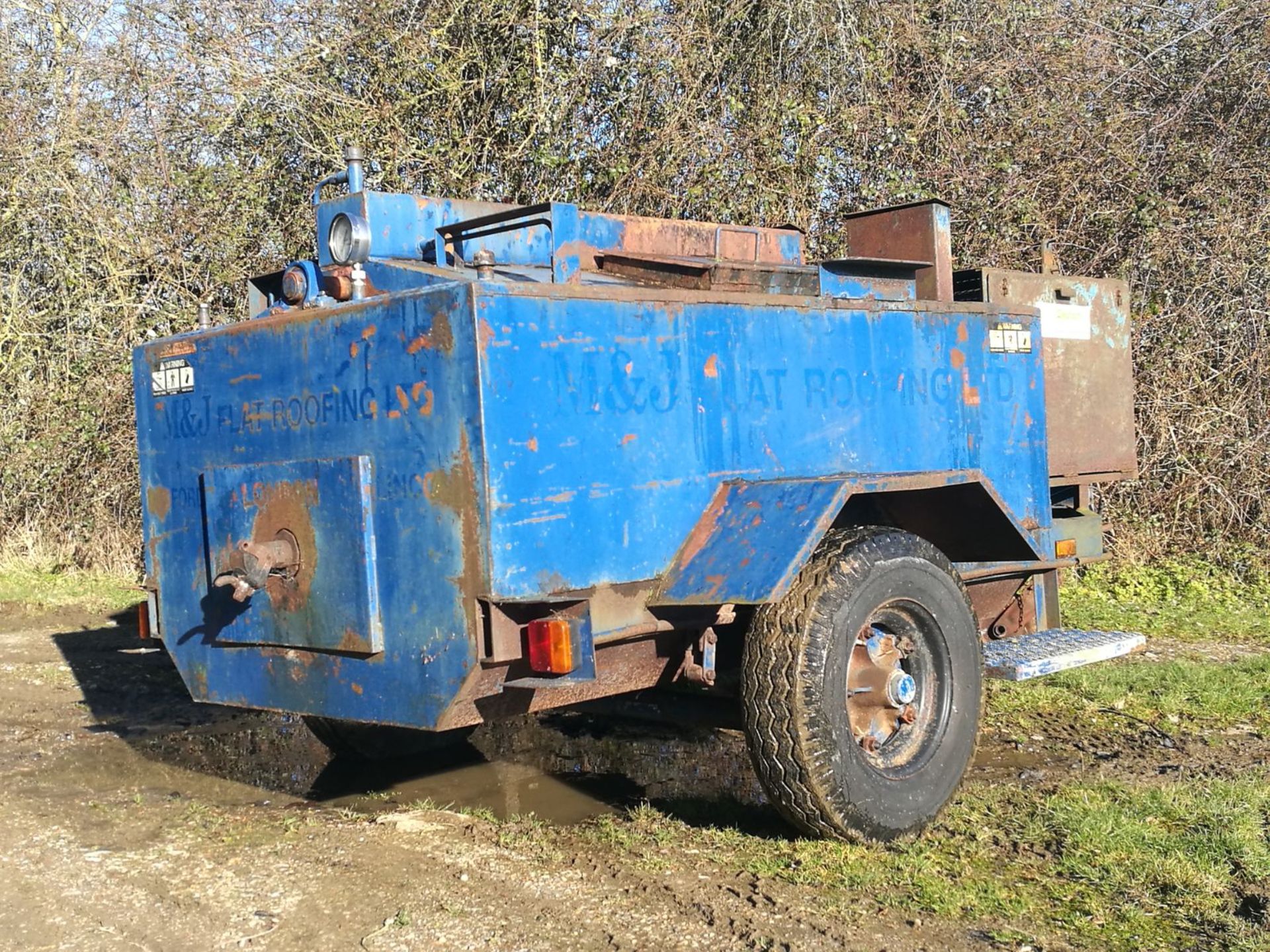 MARATHON ROAD MAINTENANCE TRAILER MOUNTED TAR BOILER *PLUS VAT* - Image 5 of 7