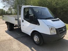 2008/08 REG FORD TRANSIT 100 T350M RWD DIESEL TIPPER, SHOWING 0 FORMER KEEPERS *NO VAT*