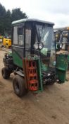 2012 RANSOMES PARKWAY 3 REEL RIDE ON LAWN MOWER WITH CAB *PLUS VAT*