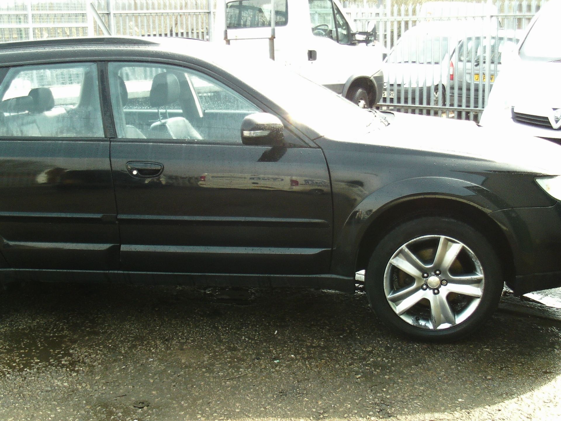 2008/08 REG SUBARU OUTBACK RE BOXER 2.0 TURBO DIESEL BLACK ESTATE, SHOWING 2 FORMER KEEPERS *NO VAT* - Image 6 of 14