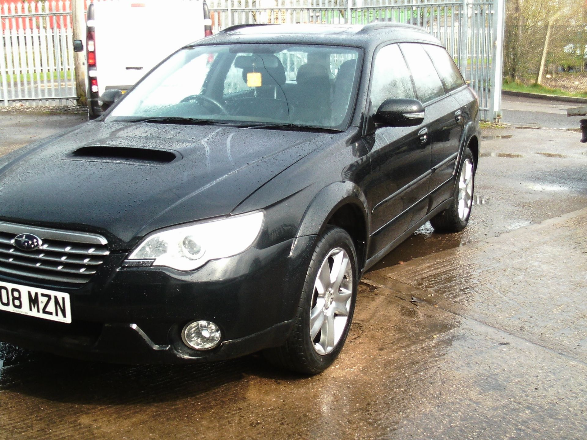 2008/08 REG SUBARU OUTBACK RE BOXER 2.0 TURBO DIESEL BLACK ESTATE, SHOWING 2 FORMER KEEPERS *NO VAT* - Image 2 of 14