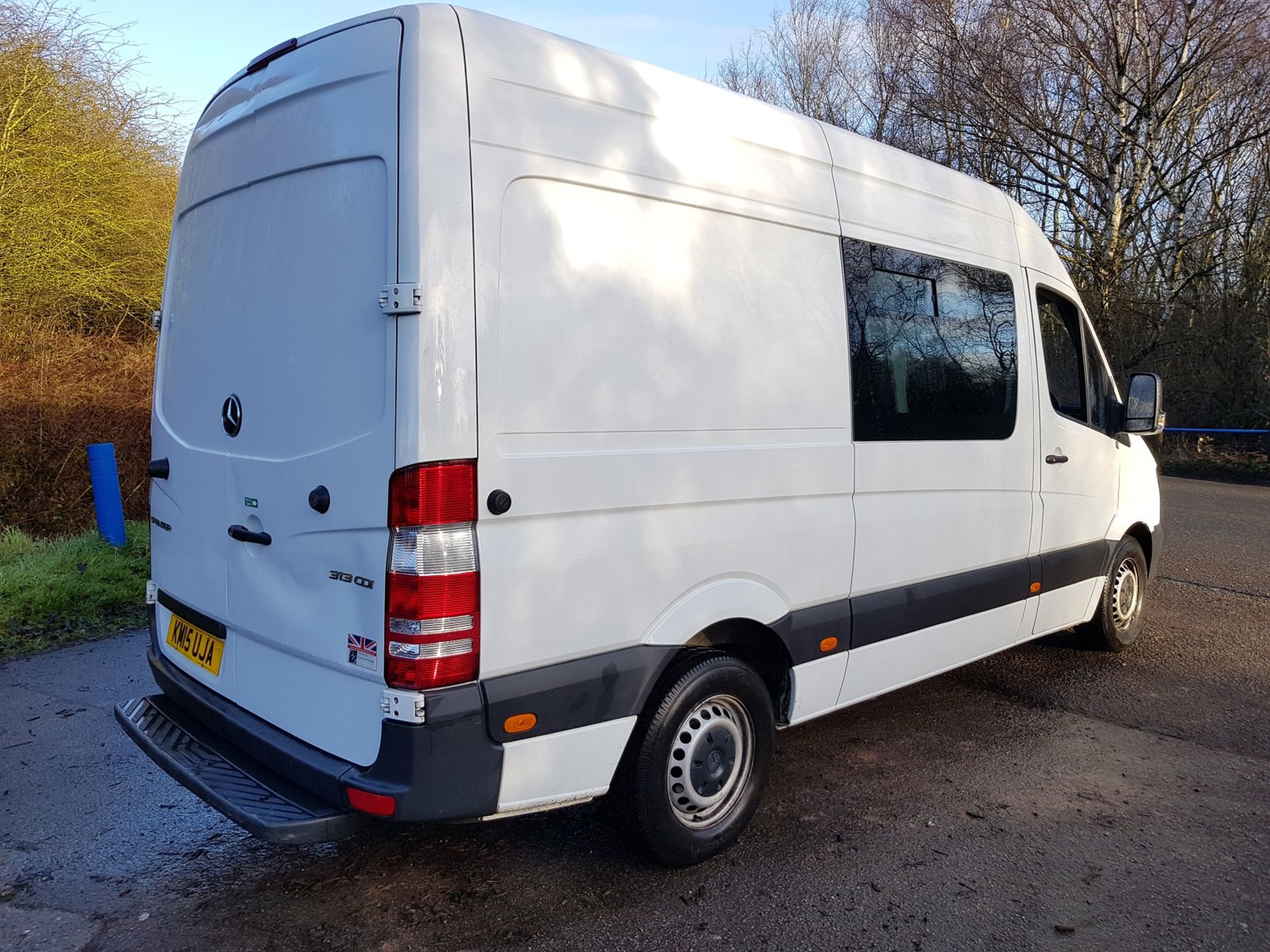 2015/15 REG MERCEDES-BENZ SPRINTER 313 CDI WHITE DIESEL 9 SEATER PANEL VAN, SHOWING 0 FORMER KEEPERS - Image 6 of 19