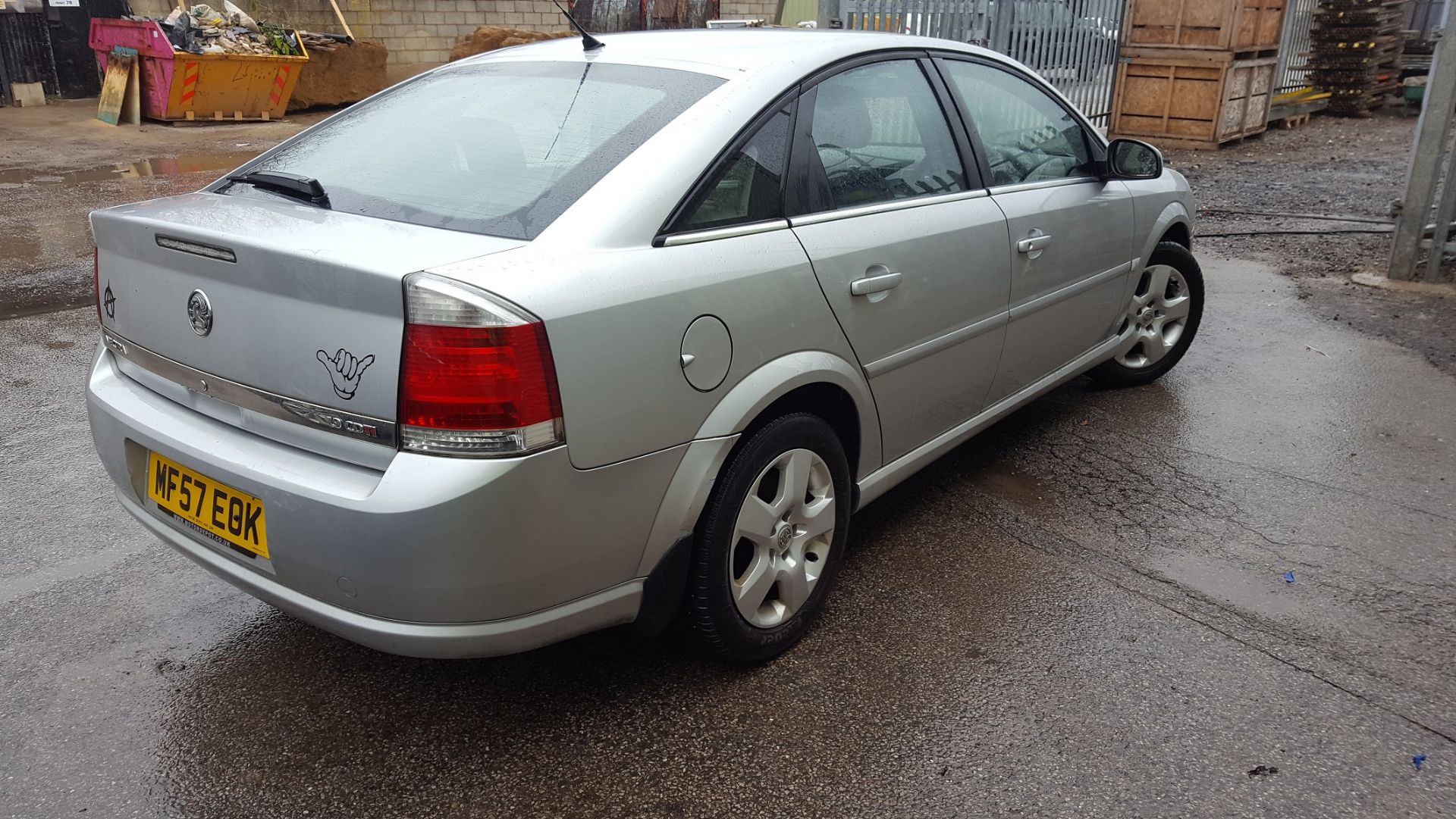 2007/57 REG VAUXHALL VECTRA EXCLUSIVE CDTI 150 SILVER DIESEL 5 DOOR HATCHBACK *NO VAT* - Image 3 of 8