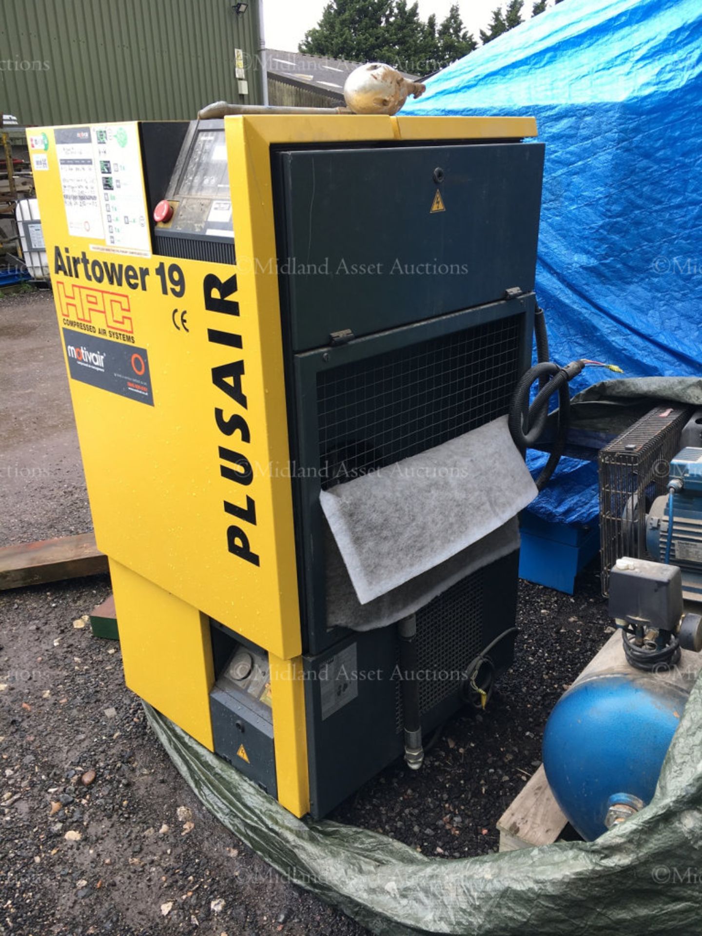 HPC PLUSAIR AIRTOWER 19 PACKAGED AIR COMPRESSOR *PLUS VAT* - Image 3 of 5