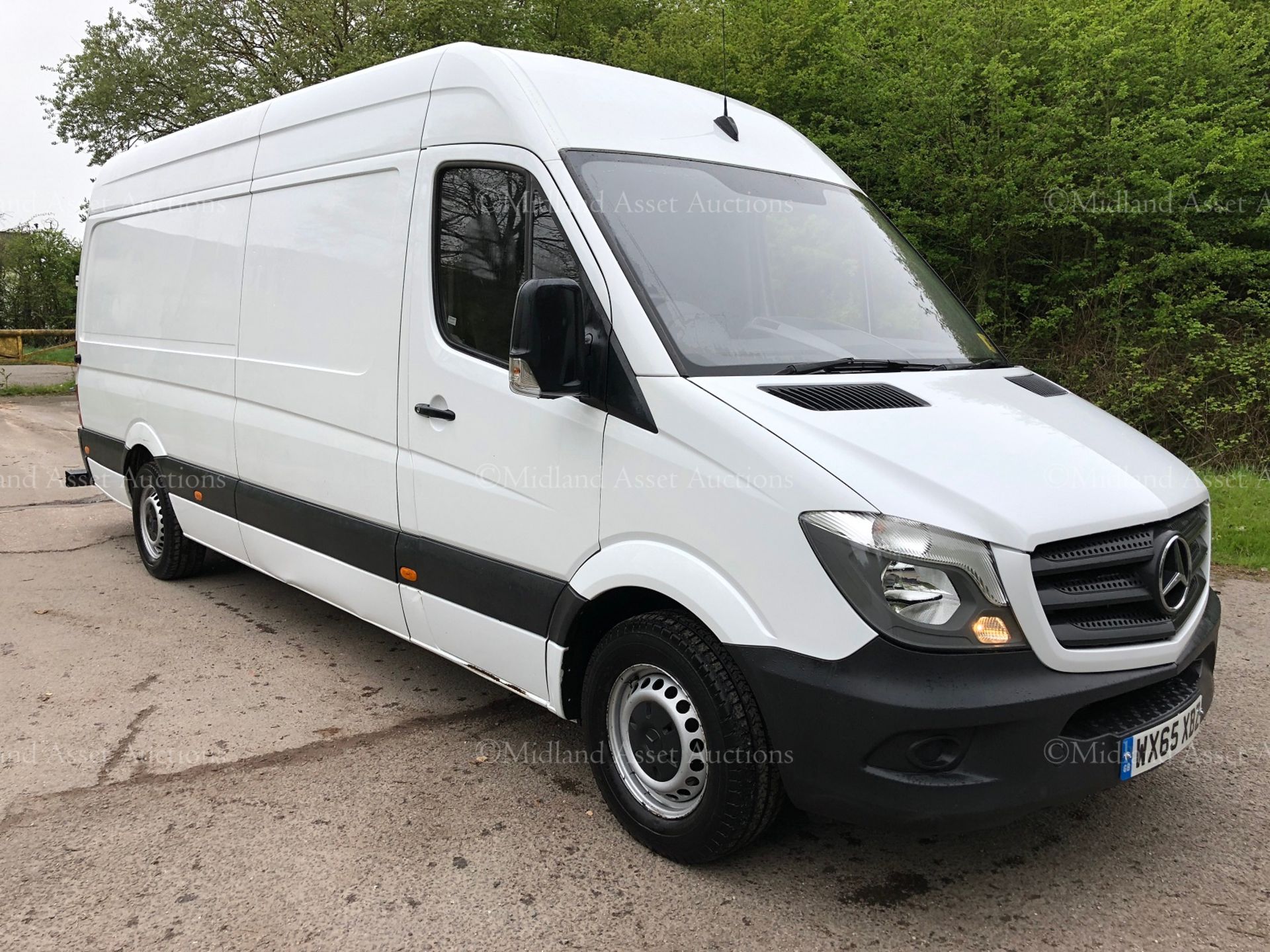 2015/65 REG MERCEDES-BENZ SPRINTER 313 CDI WHITE DIESEL PANEL VAN, SHOWING 0 FORMER KEEPERS *NO VAT* - Image 2 of 21