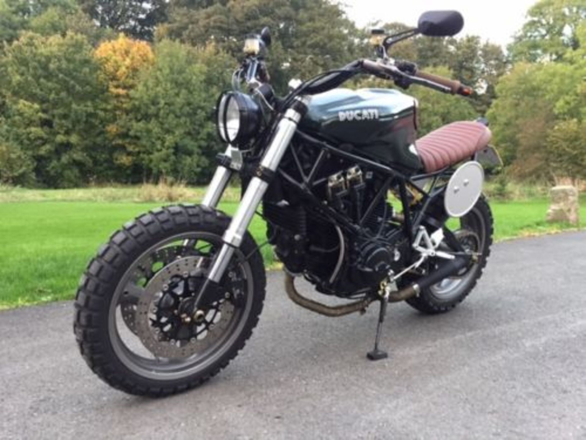 2003 DUCATI SCRAMBLER UNIQUE RETRO CAFE RACER / BOBBER - 750CC *NO VAT* - Image 6 of 8