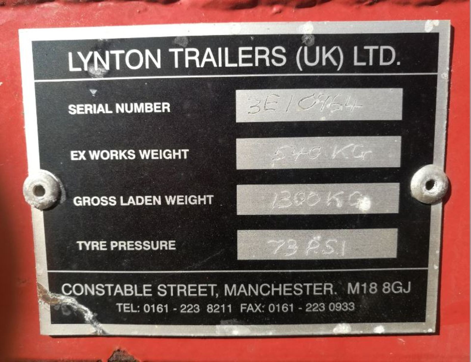 LYNTON COVERED TRAILER *PLUS VAT* - Image 2 of 8