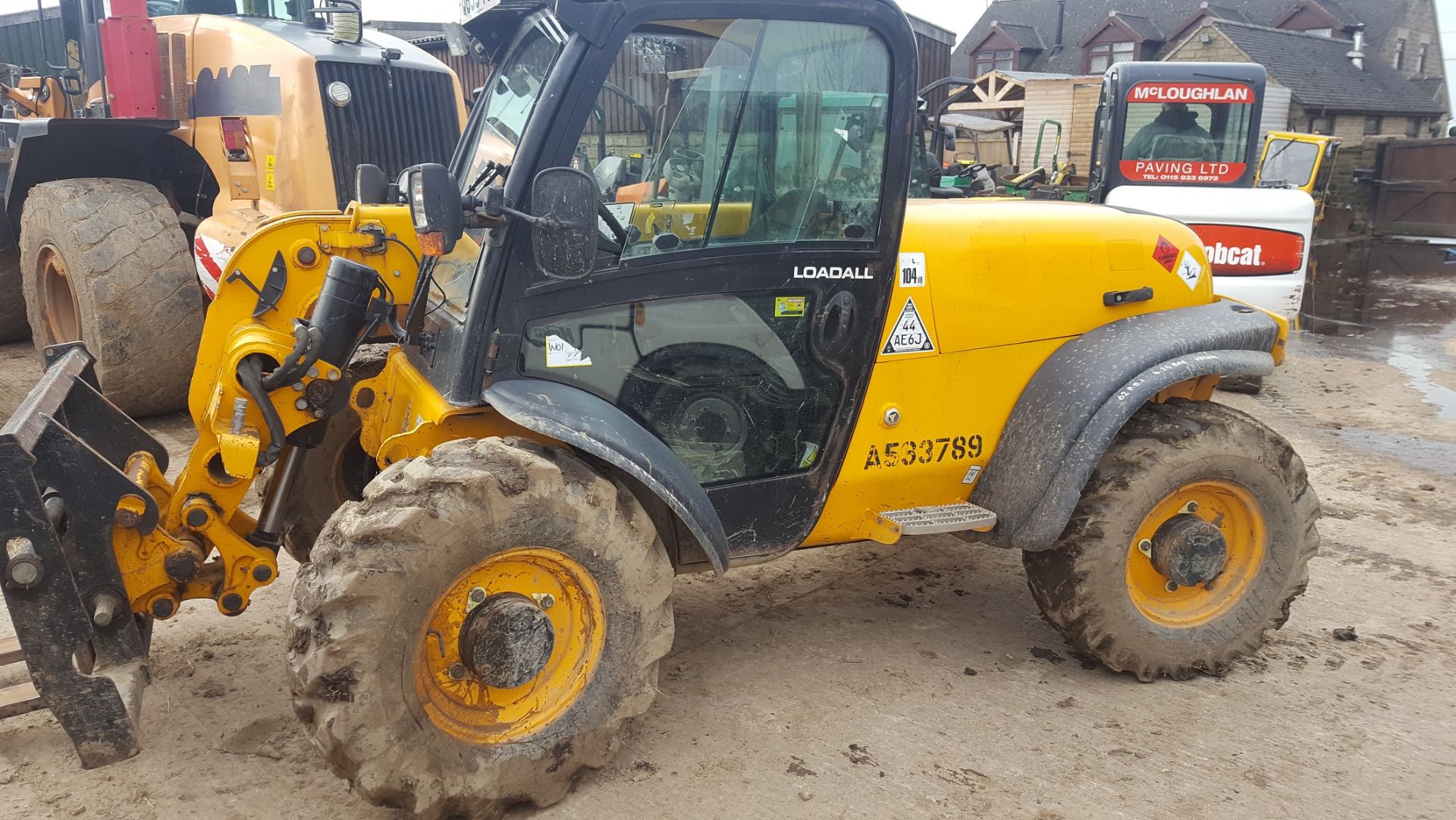 2011 JCB 524 TELEHANDLER, GOOD TYRES, STARTS, DRIVES AND LIFTS *PLUS VAT* - Image 4 of 13