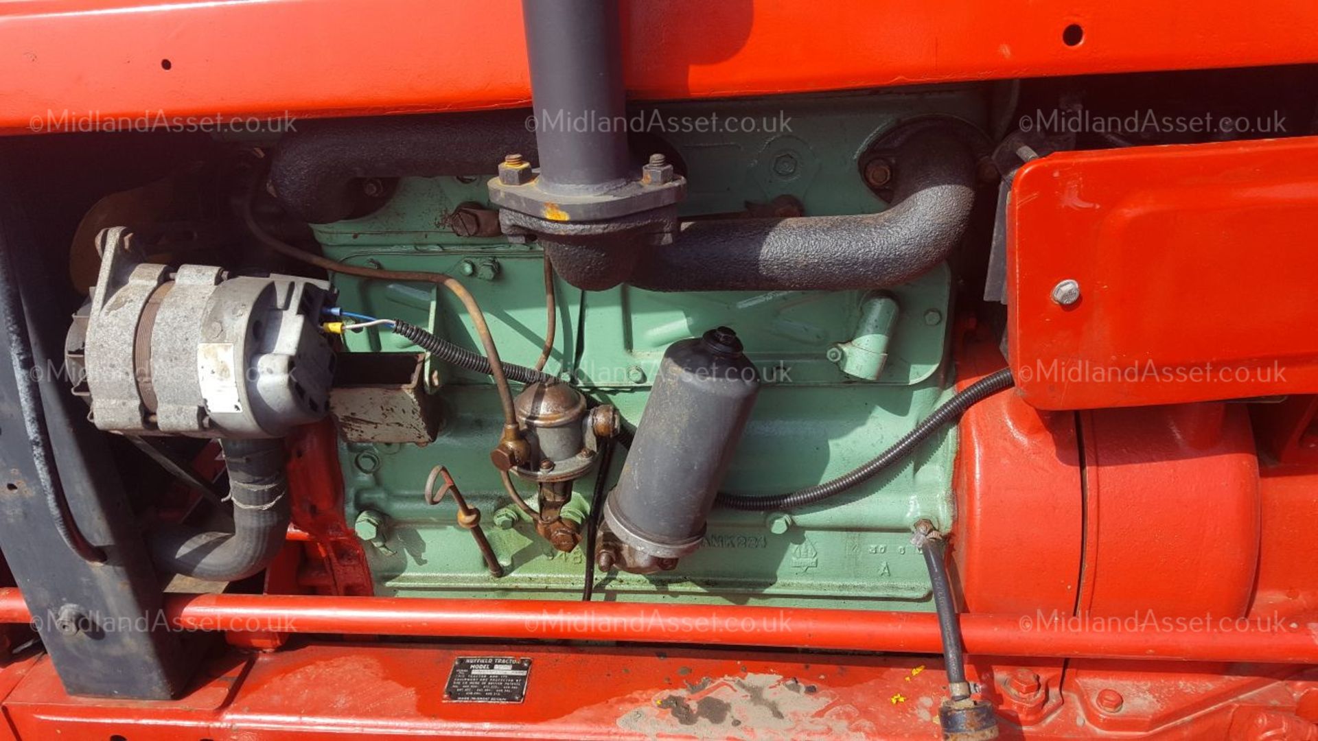 1967-1969 NUFFIELD TYPE 4/65 2WD TRACTOR - 3.8 LITRE BMC 4 CYLINDER 65HP DIESEL ENGINE *NO VAT* - Image 5 of 9