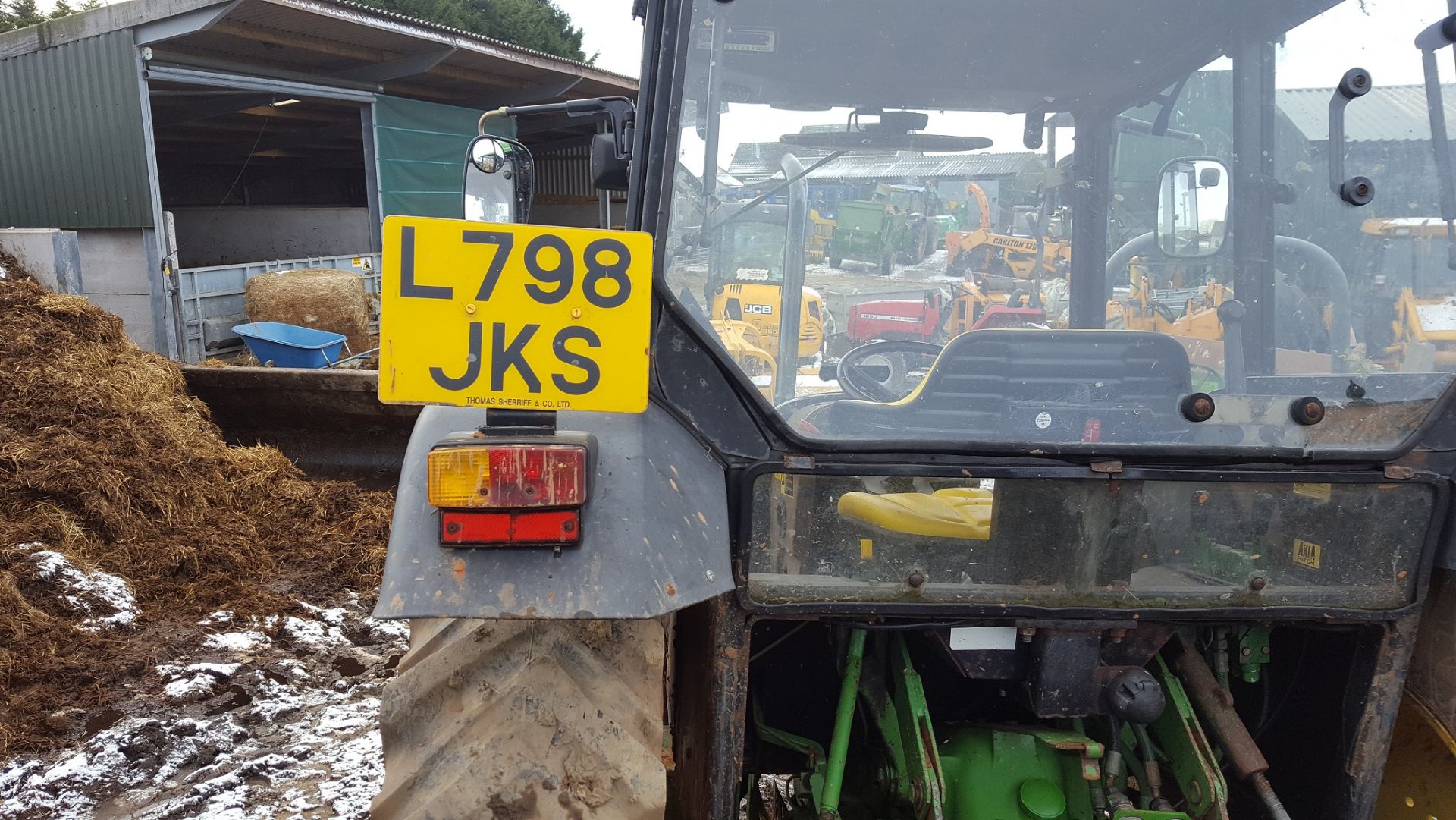 1993 JOHN DEERE 1950 4WD GREEN/YELLOW DIESEL AGRICULTURAL TRACTOR *PLUS VAT* - Image 2 of 13