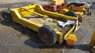 HEAVY DUTY 5 TONNE TRAILER, NEEDS REPAIR TO STEERING ARM - NO RESERVE *NO VAT*