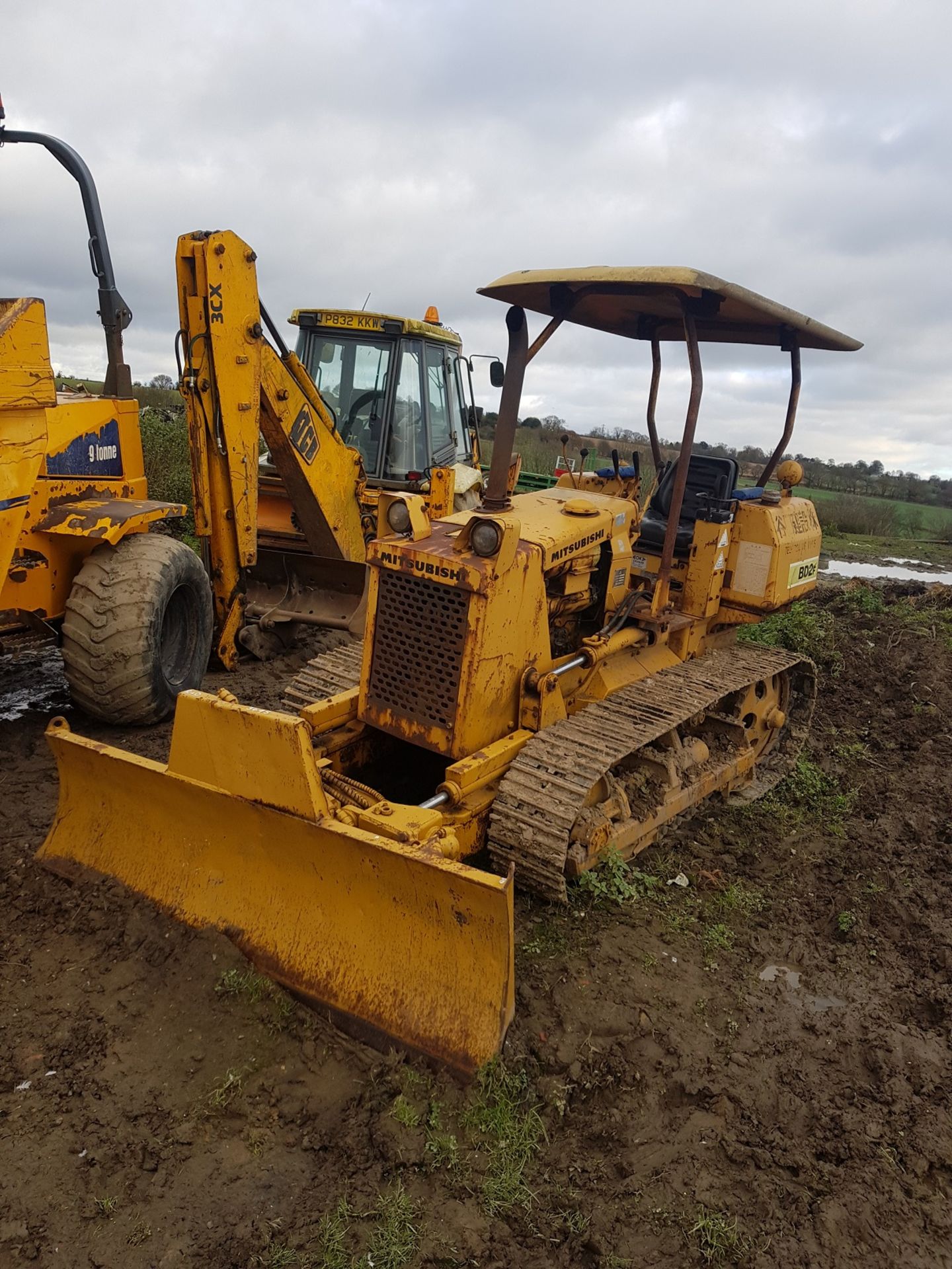 MITSUBISHI BD2F TRACKED CRAWLER TRACTOR / DOZER *PLUS VAT* - Bild 7 aus 9