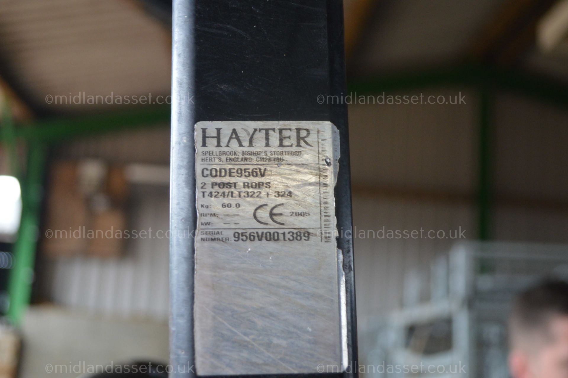 2005/55 REG HAYTER 5 GANG RIDE ON MOWER - Image 9 of 9