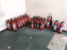 ROOM 7 - FIRE EXTINGUISHERS - 40 OR MORE IN TOTAL !